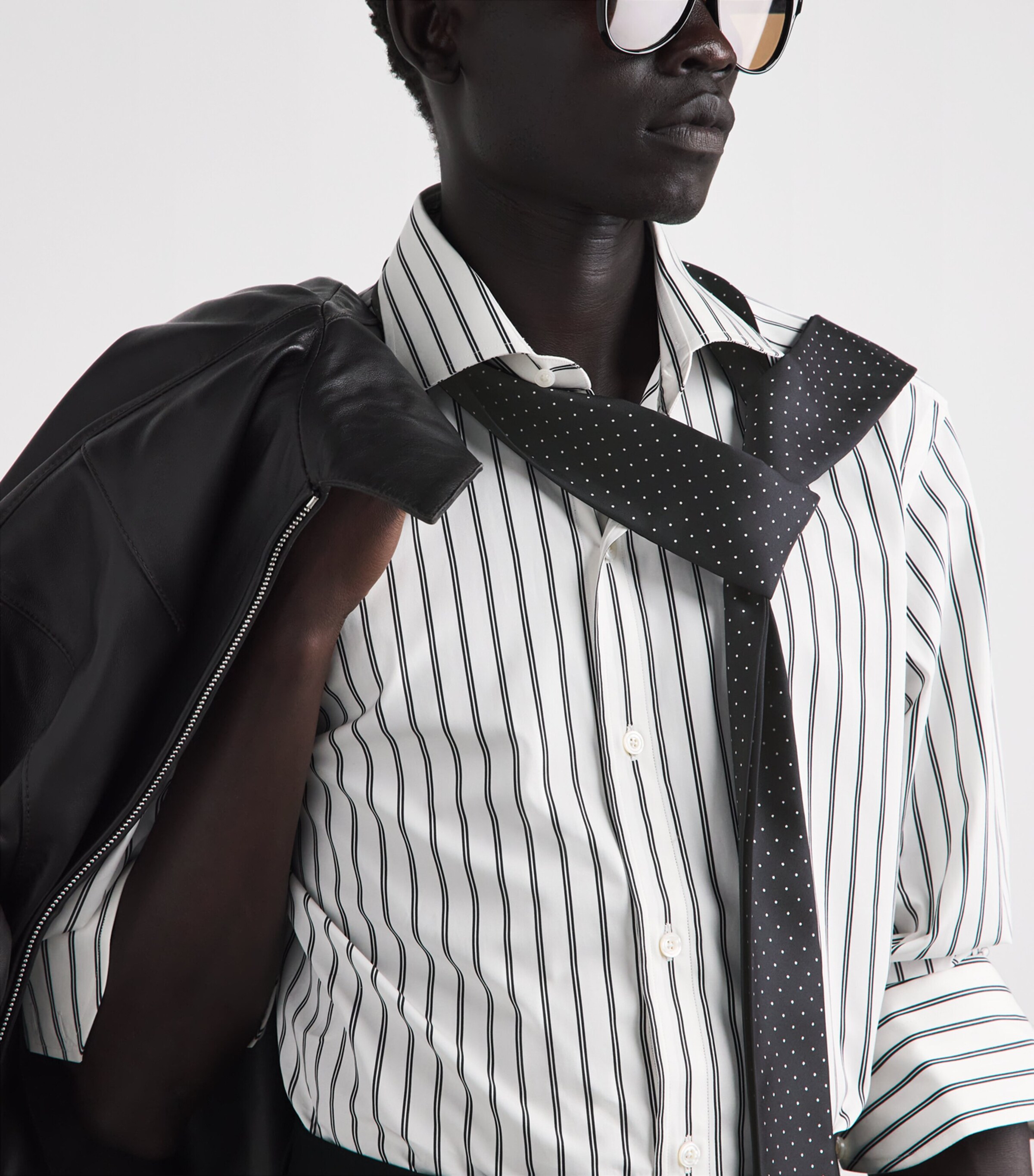 TOM FORD Silk Polka-Dot Scarf Nwg Image 3