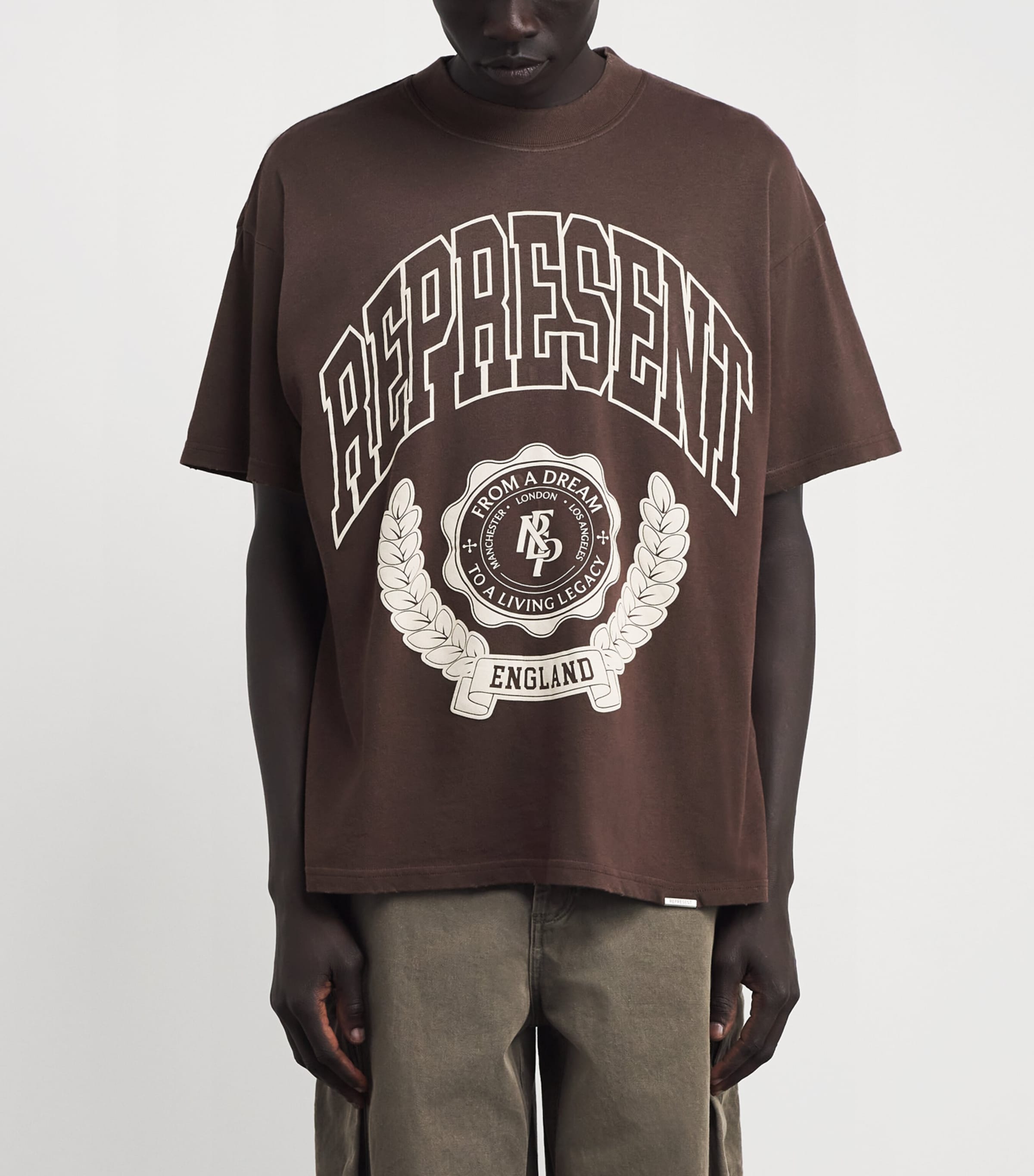 Cotton Legacy Crest T-Shirt NERO Image 3