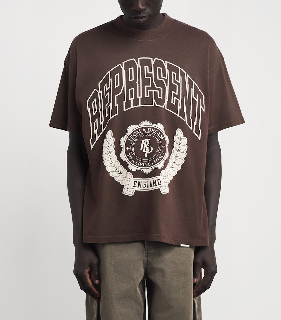 Cotton Legacy Crest T-Shirt NERO Image 3