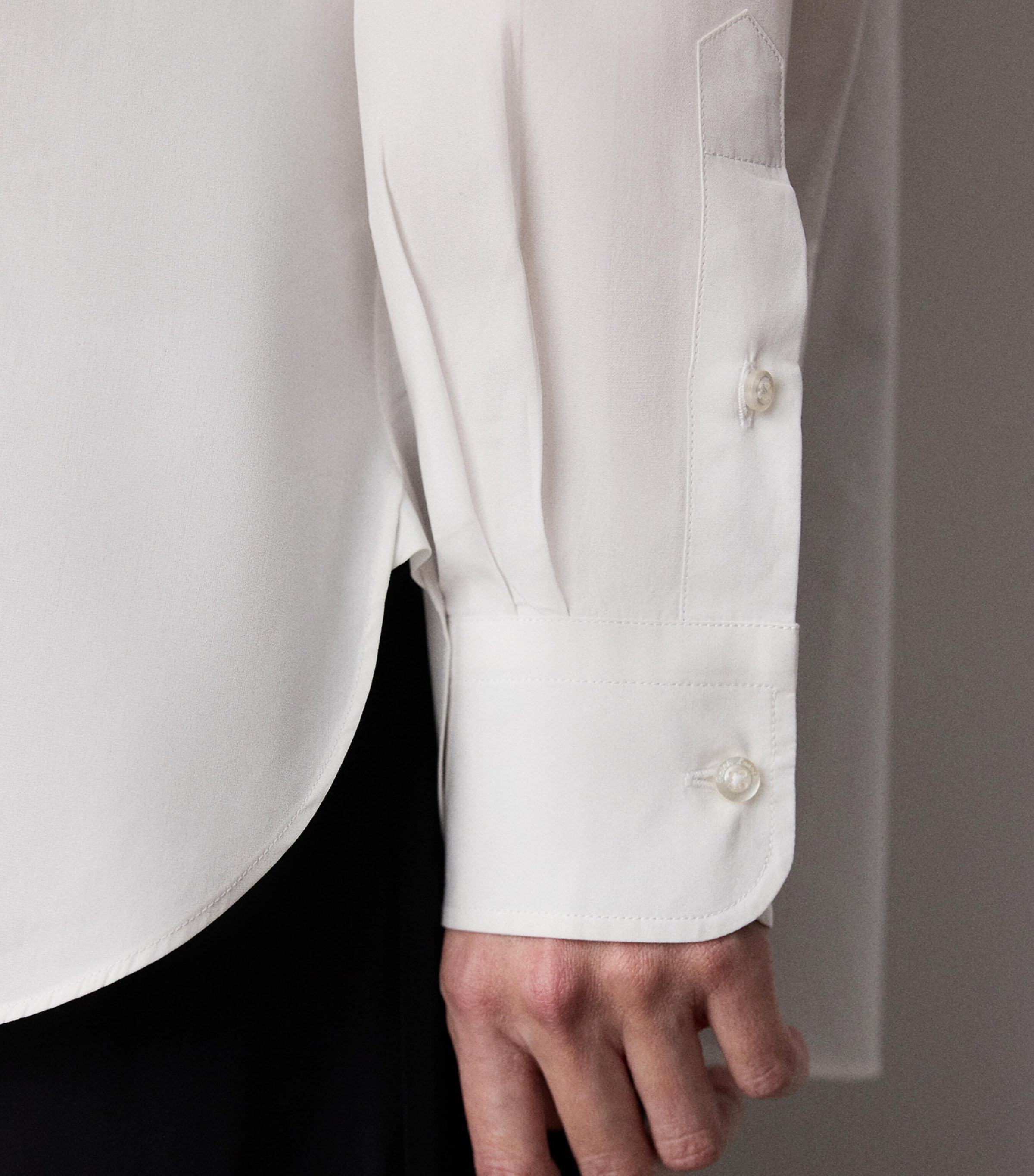Ralph Lauren Collection Womens Cotton Broadcloth Courtney Shirt White Image 5