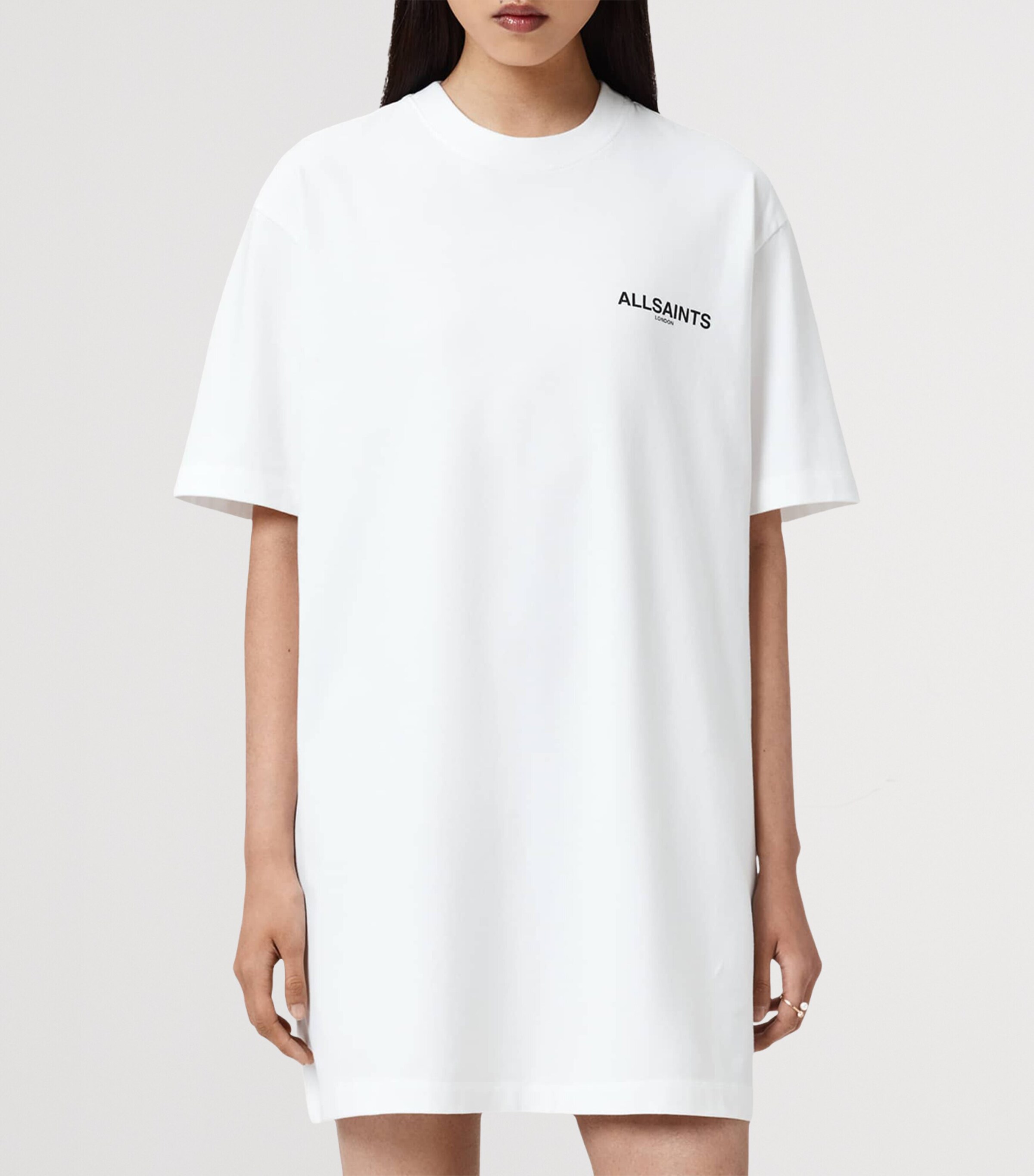 Organic Cotton Halis Mini Dress WHITE Image 5