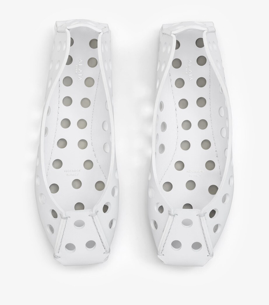 Perforated Ballet Flats BLANC OPTIQUE Image 2