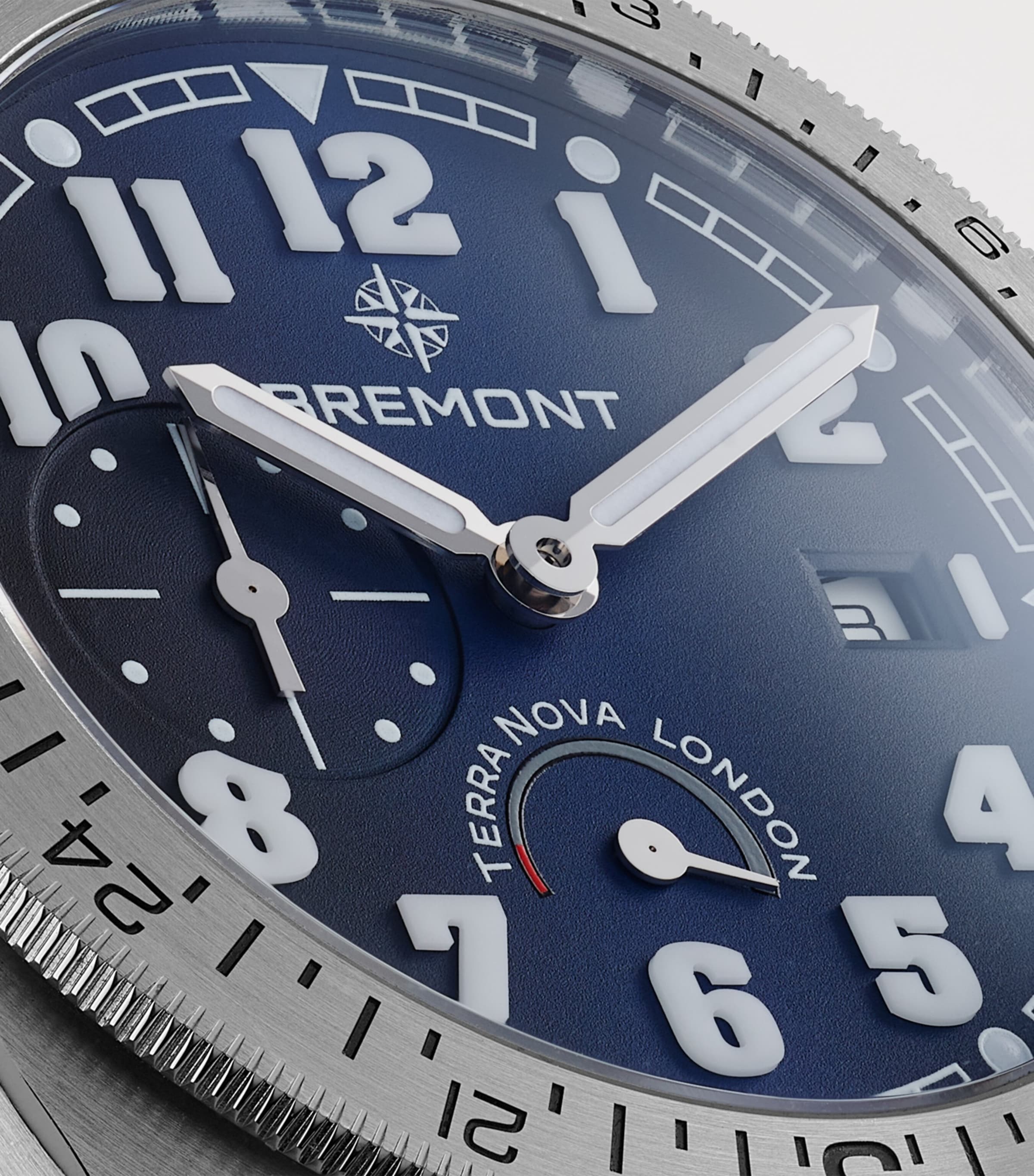 Stainless Steel Terra Nova Watch 40.5mm BLUE Image 3