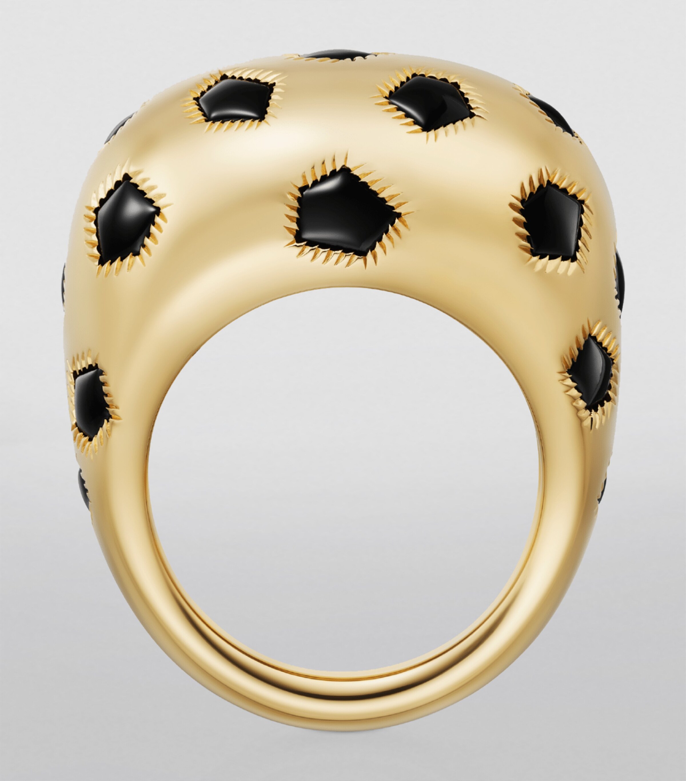 Yellow Gold and Onyx Panthère de Cartier Ring YELLOW GOLD Image 6