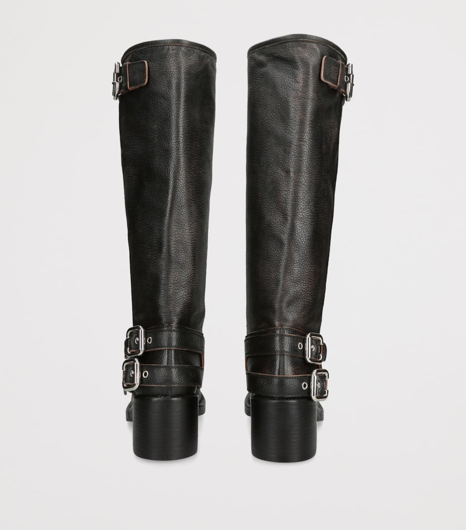 Leather Dakota Boots 60 BLACK Image 2