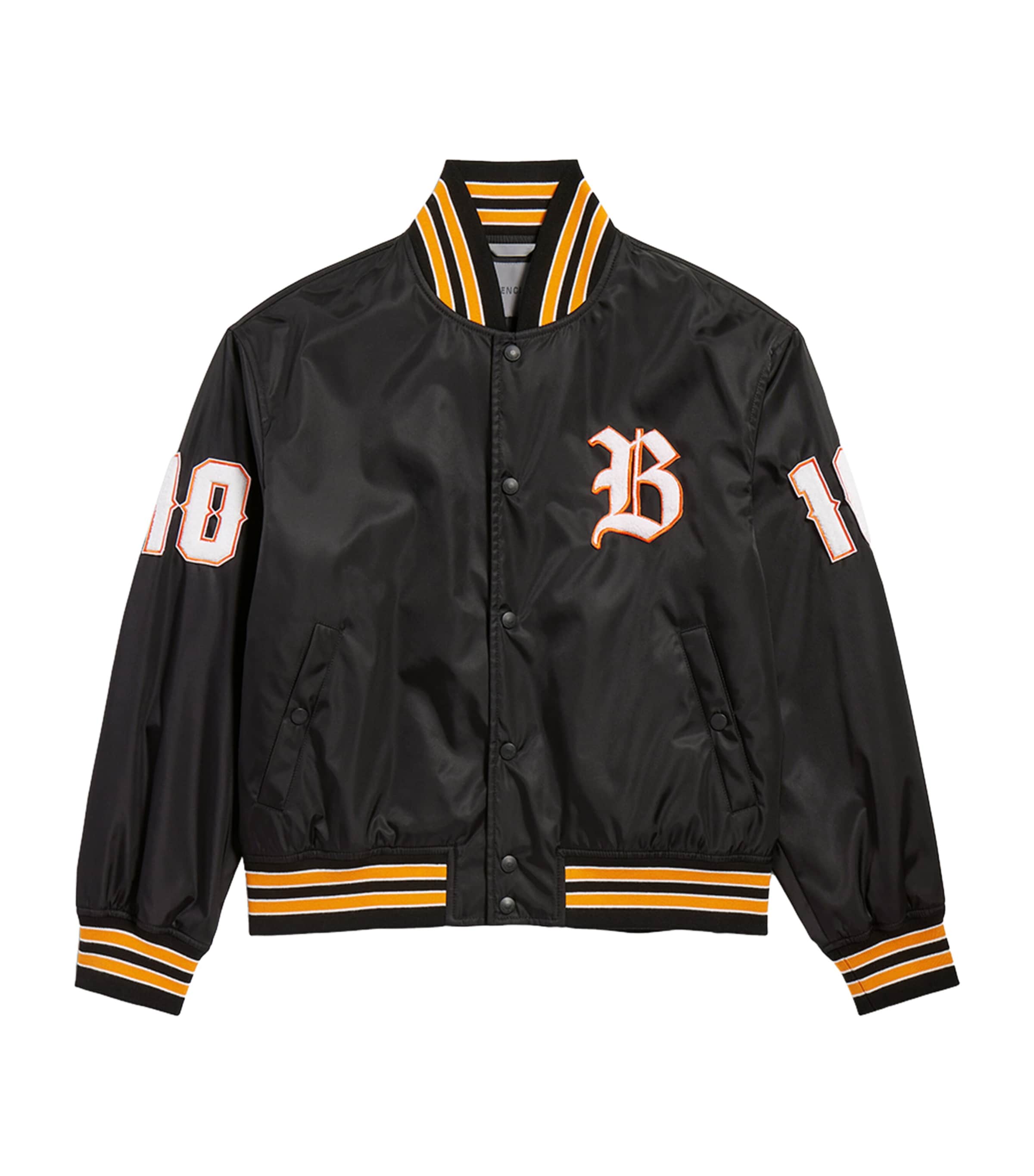 Balenciaga Mens Satin Varsity Jacket Image 1