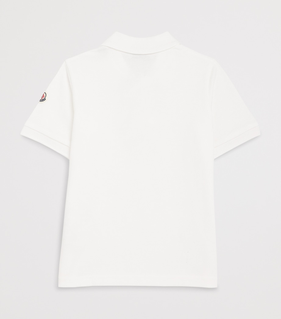 Moncler Enfant Cotton Piqué Polo Shirt (4-6 Years) Image 2