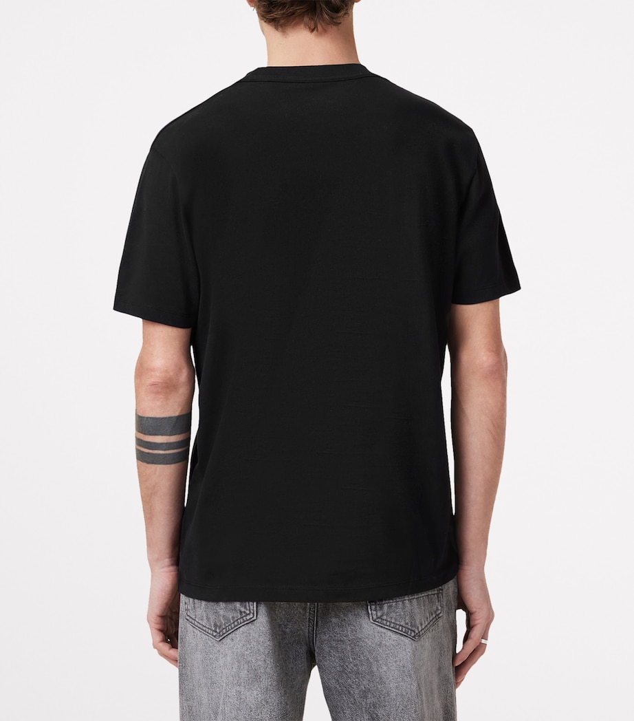 Organic and Recycled Cotton Dexter T-Shirt JET BLACK Image 5