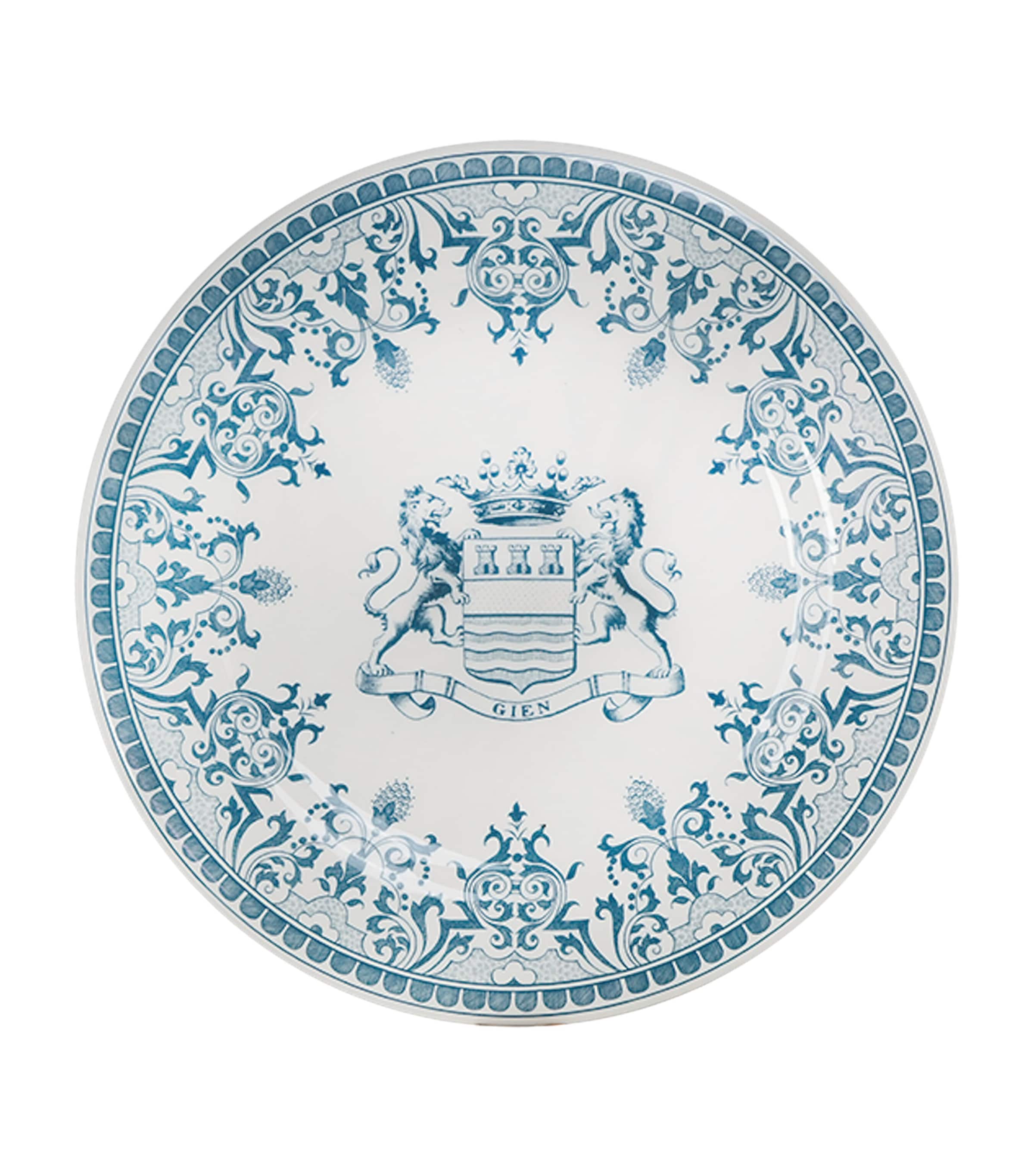 Set of 6 Ceramic Dépareillé Dinner Plates (27cm) BLUE Image 4