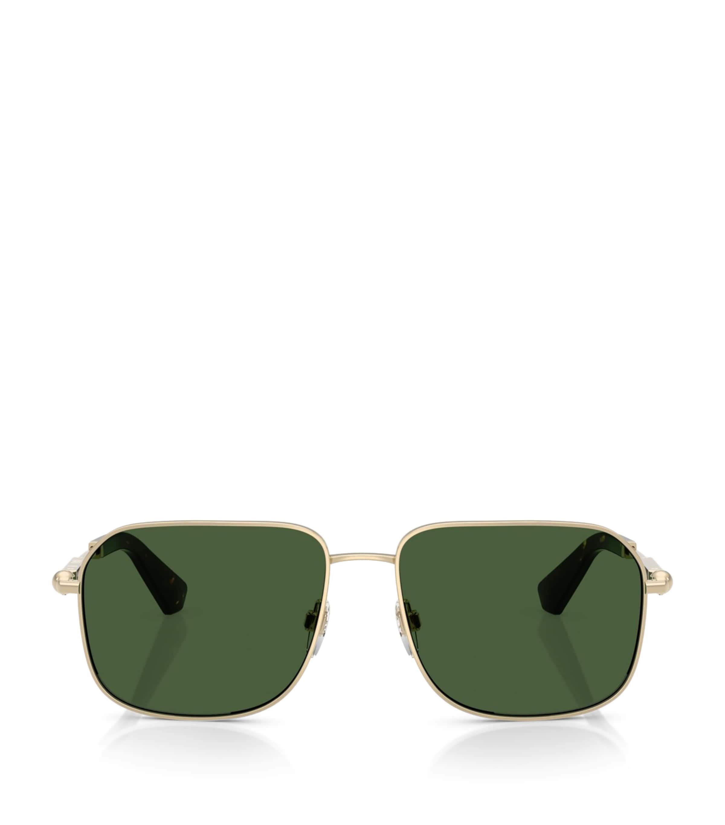 Burberry Ekd Sunglasses In Gold