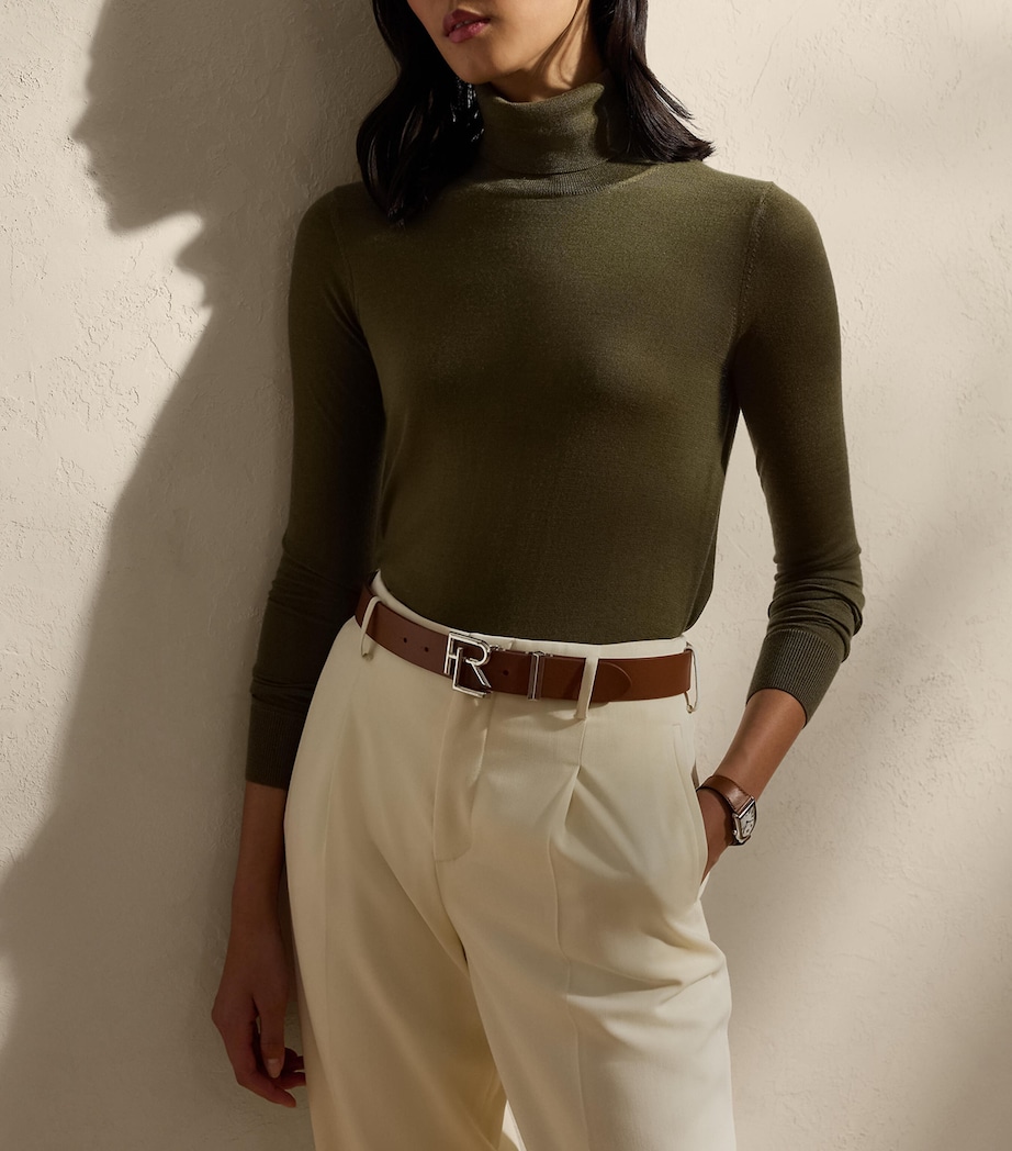 Cashmere Rollneck Sweater MOSS Image 6