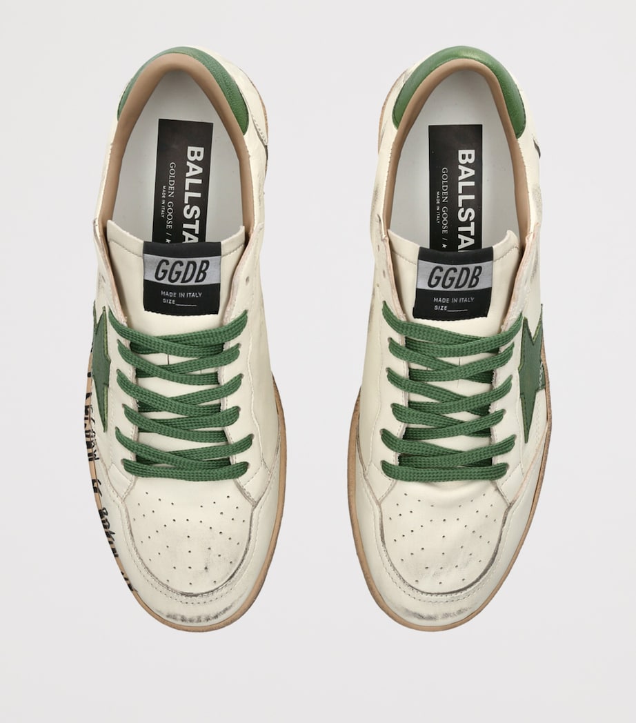 Leather Ball Star Sneakers WHITE/OTH Image 4