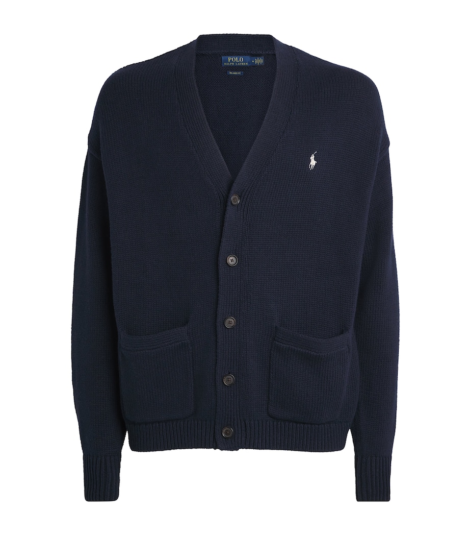Cotton Cardigan HUNTER NAVY Image 1