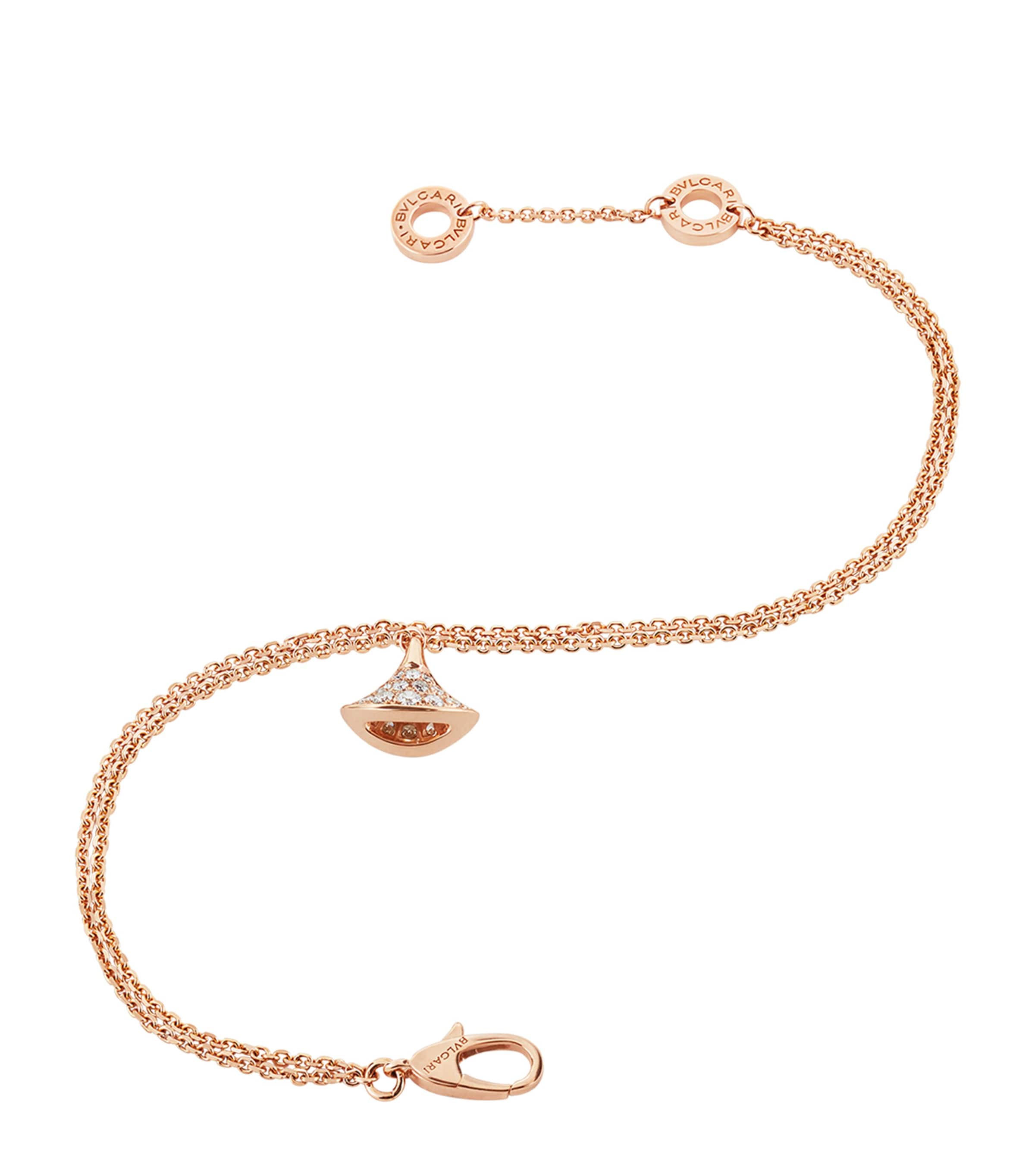 Rose Gold and Diamond Divas' Dream Bracelet PINK GOLD Image 4