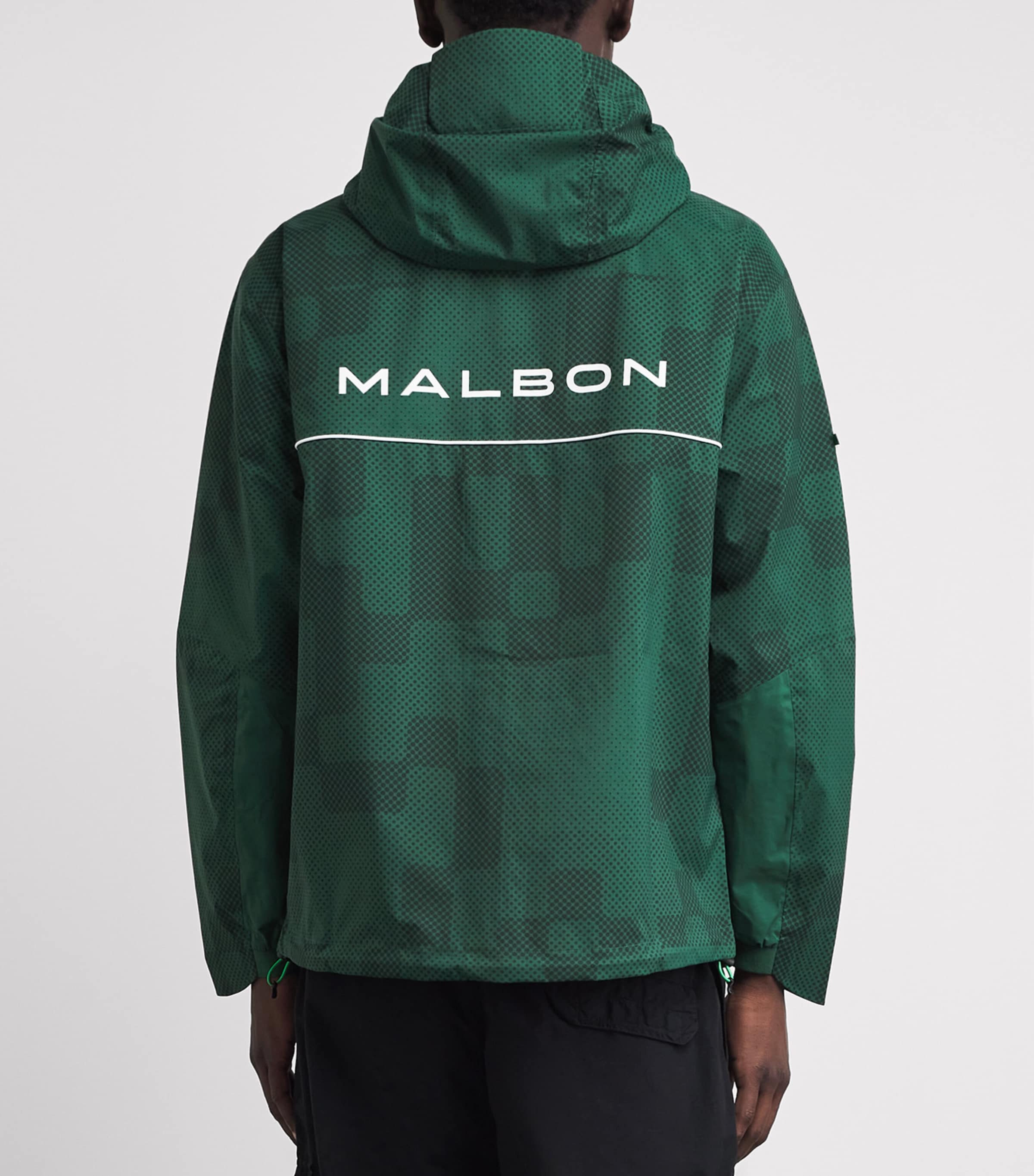 Malbon Mens Printed Performance Rain Jacket Eden Image 5
