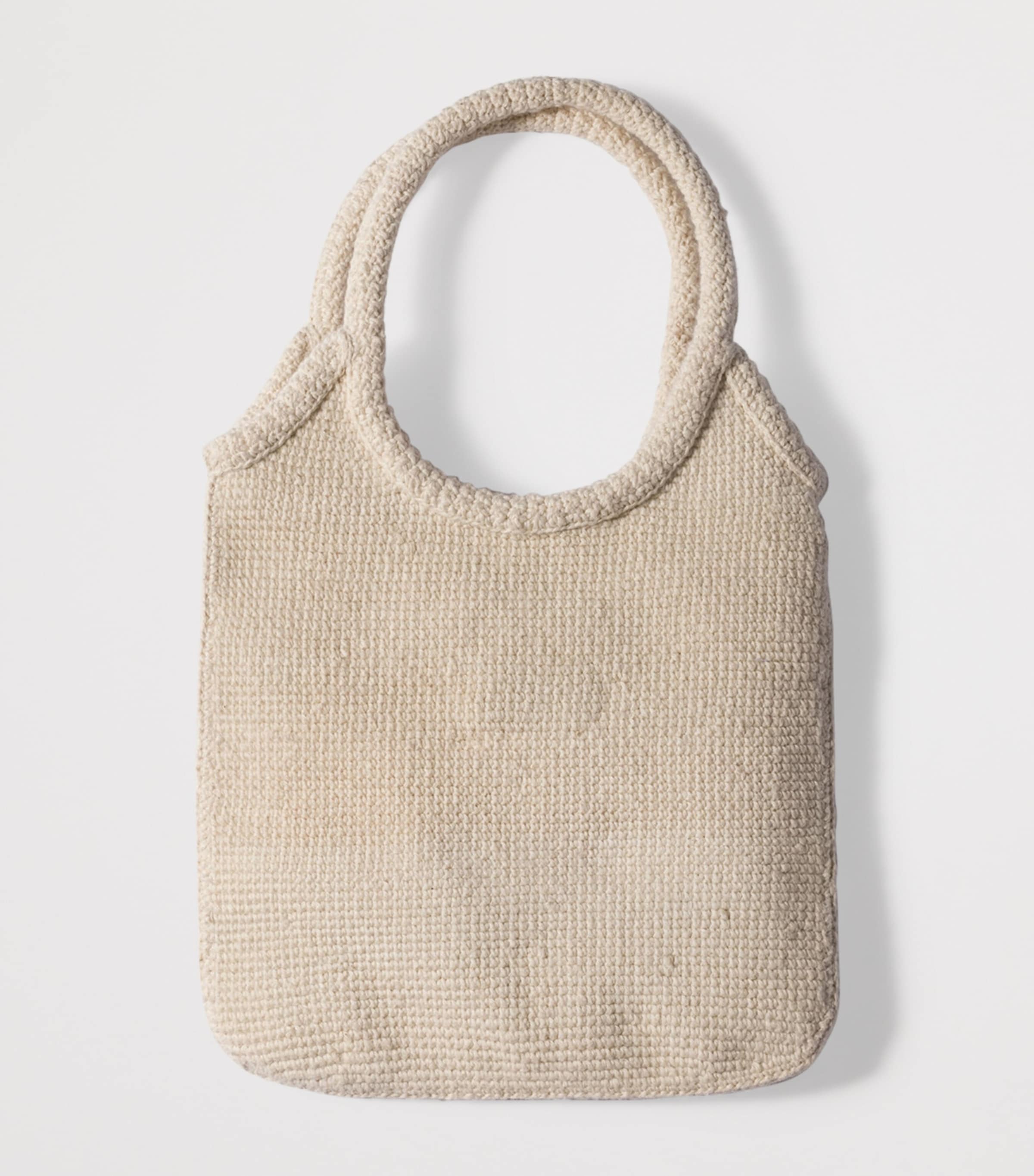 Miu Miu Crochet Ivy Tote Bag Neutral Image 3