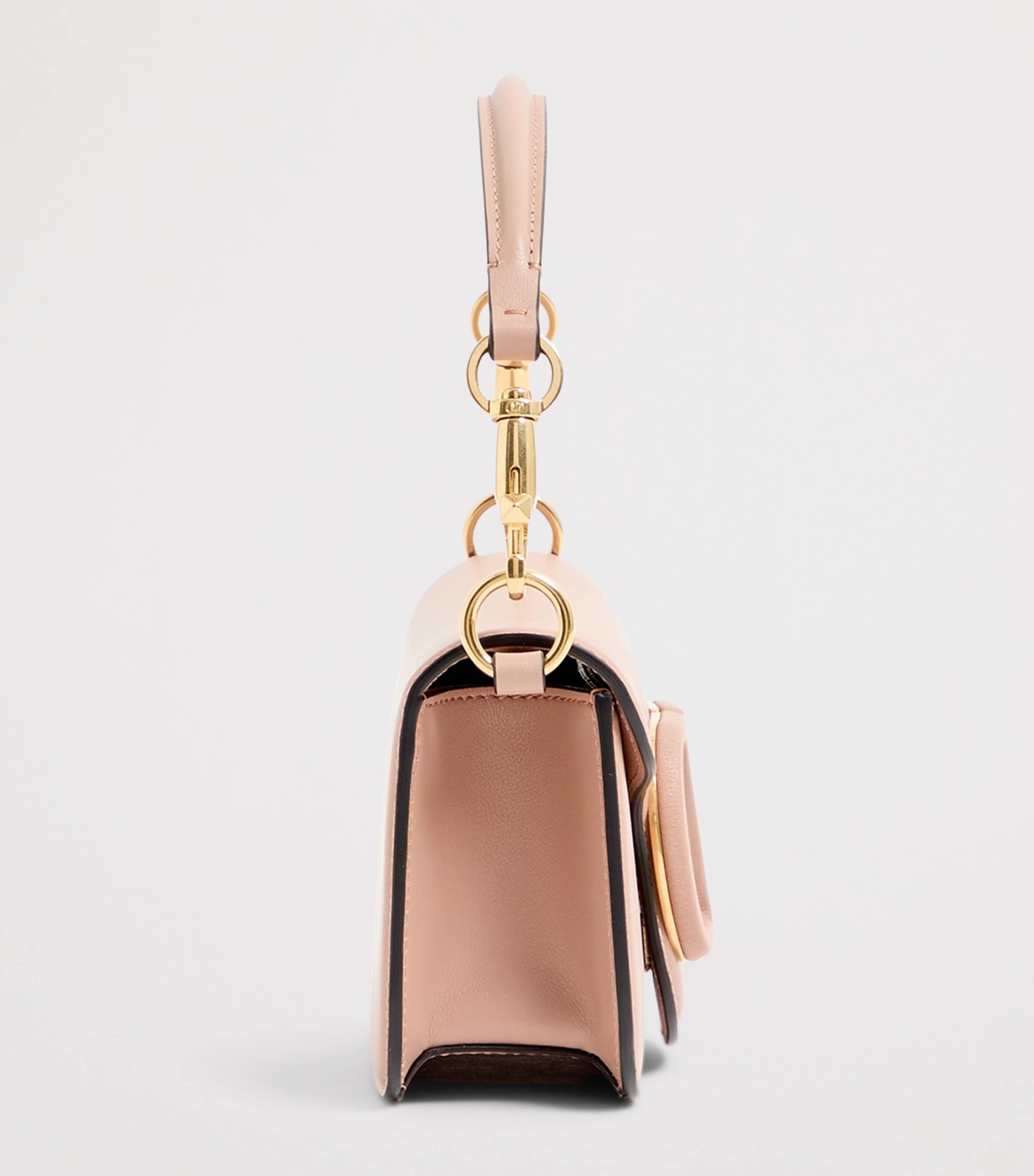 Valentino Garavani Small Leather Locò Shoulder Bag Image 3