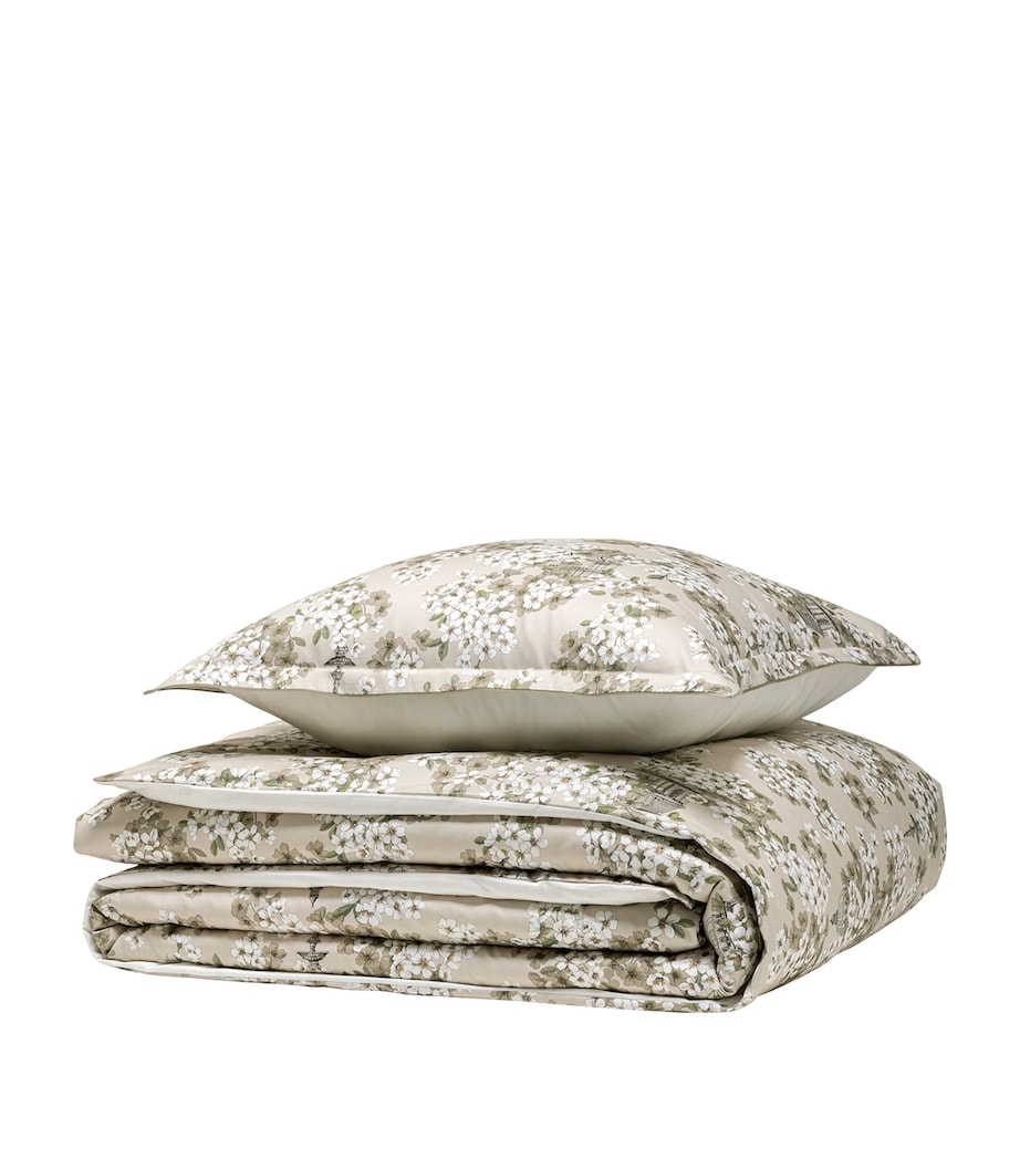 Organic Cotton Opera Super King Duvet Cover (260cm x 220cm) BEIGE Image 1