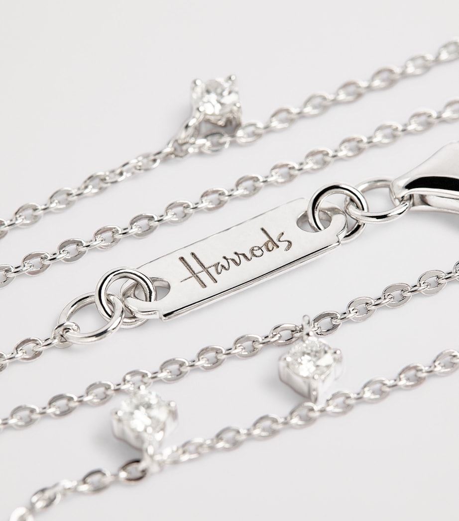 White Gold and Diamond Necklace (0.30ct) WHITE GOLD Image 5