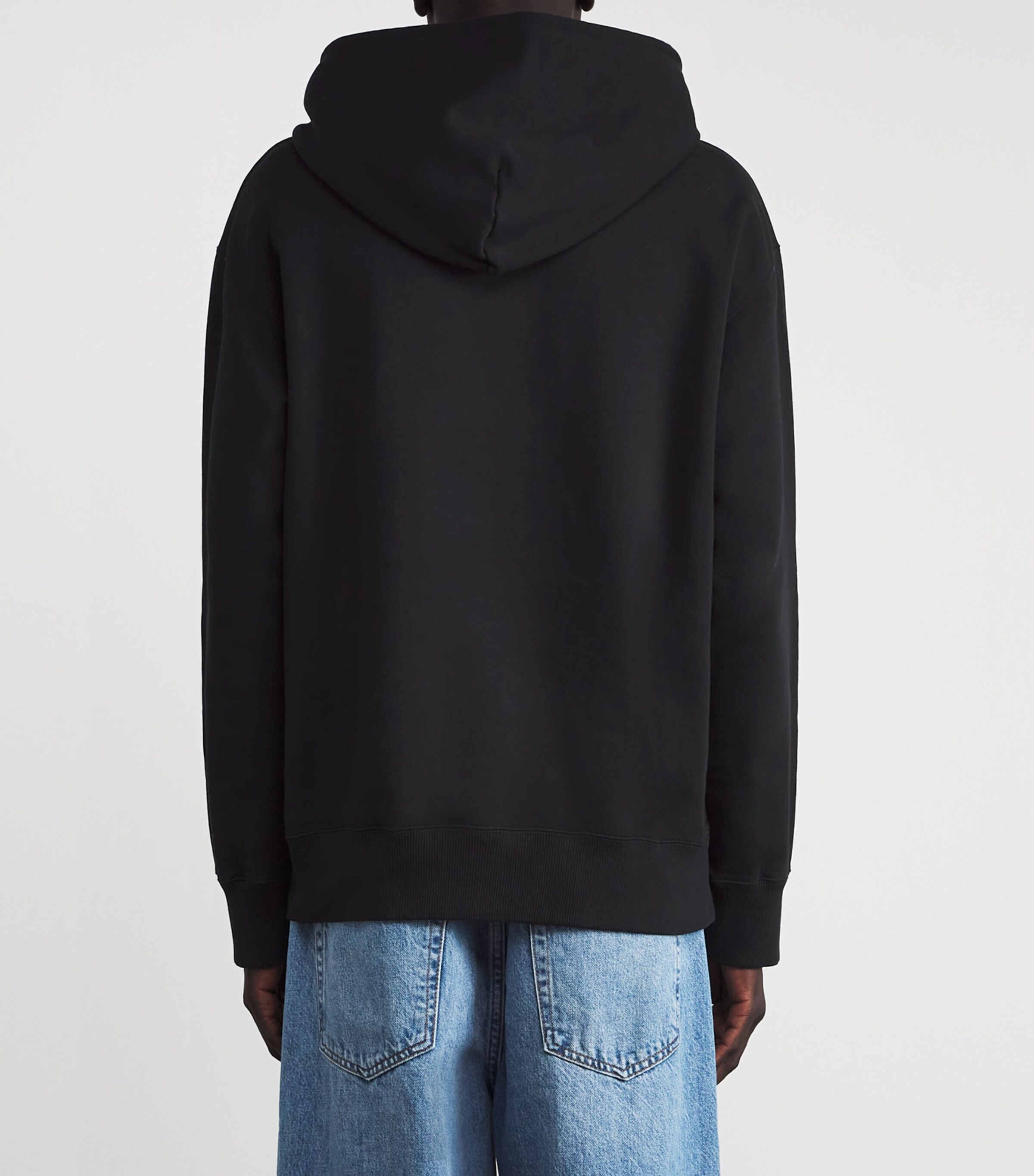 Cotton Numeric Tab Hoodie 900 - BLACK Image 4