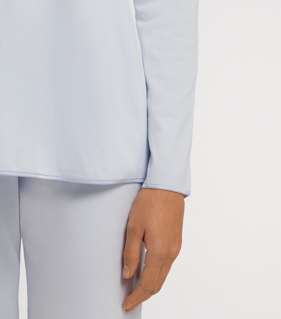 Cotton Long-Sleeve Pyjama Set POWDER BLUE Image 6