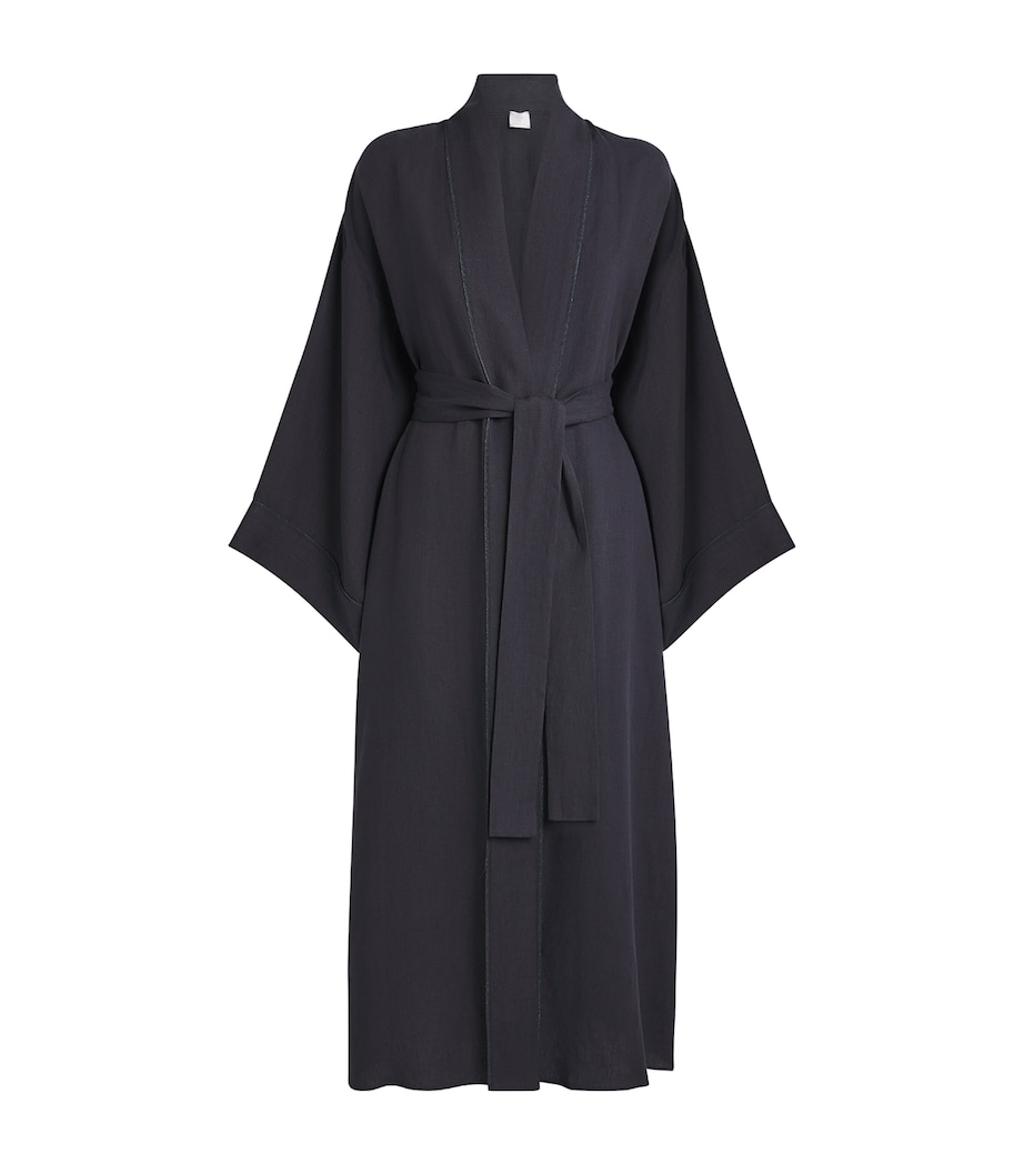 Linen Kimono CARBONE Image 1