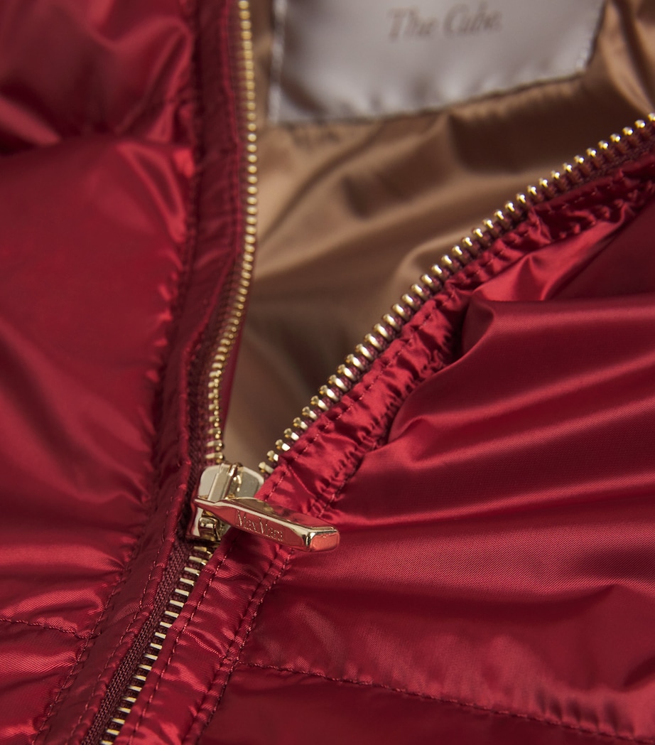 Water-Resistant Down Puffer Jacket RED Image 5