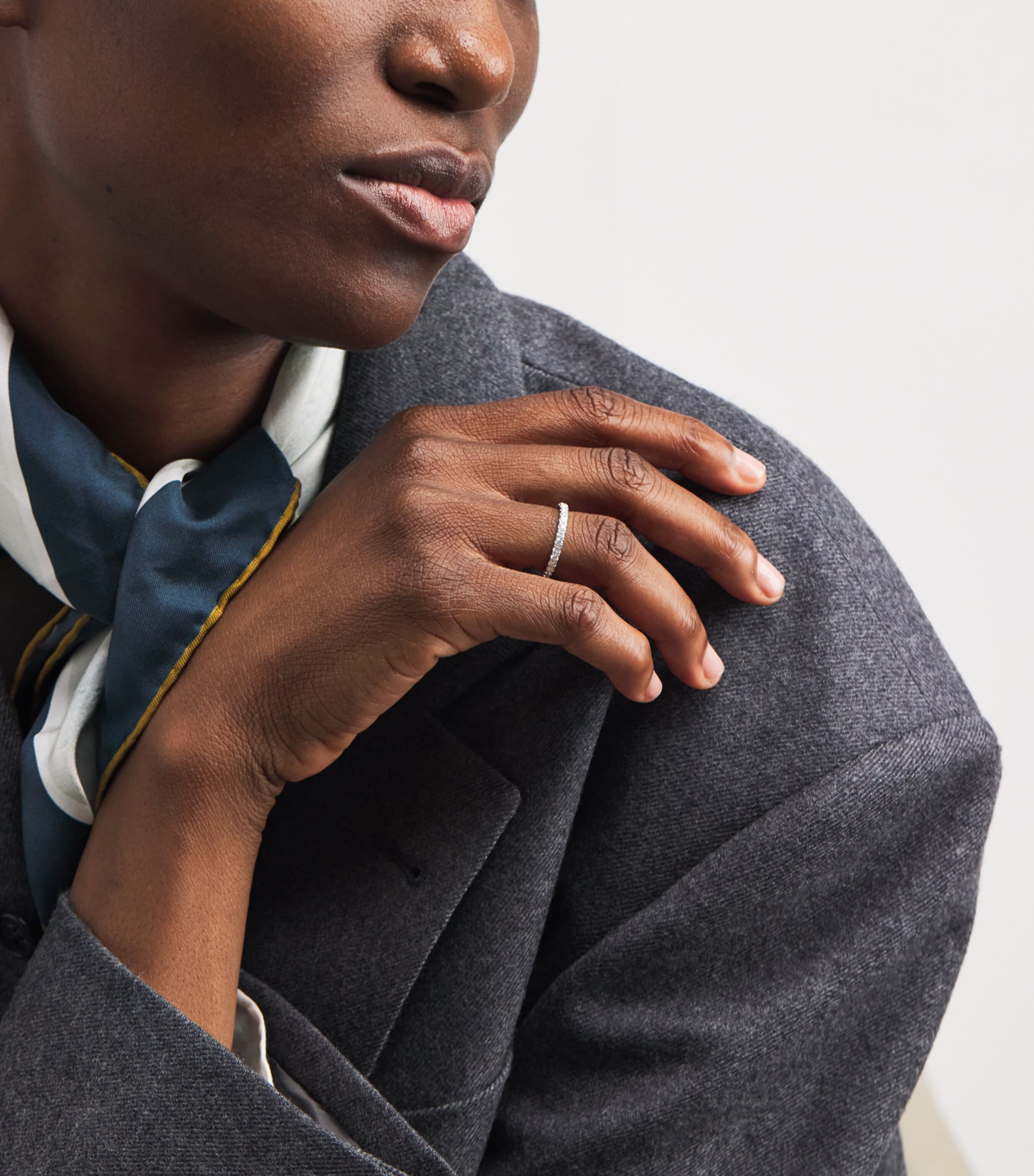 White Gold and Diamond Eternity Ring (0.72ct) WHITE GOLD Image 2