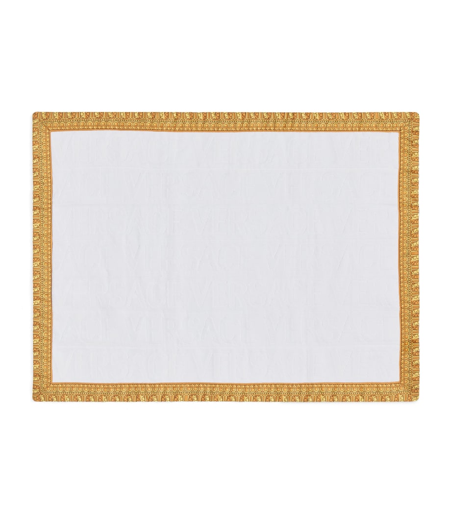 I ♡ Baroque Bath Mat (80cm x 60cm) Z4001 WHITE Image 1