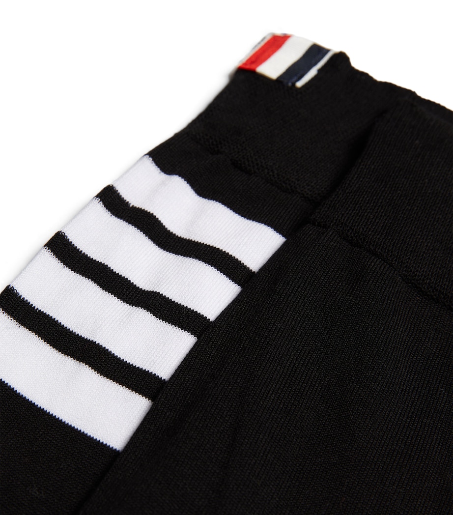 4-Bar Mid-Calf Socks BLACK Image 2
