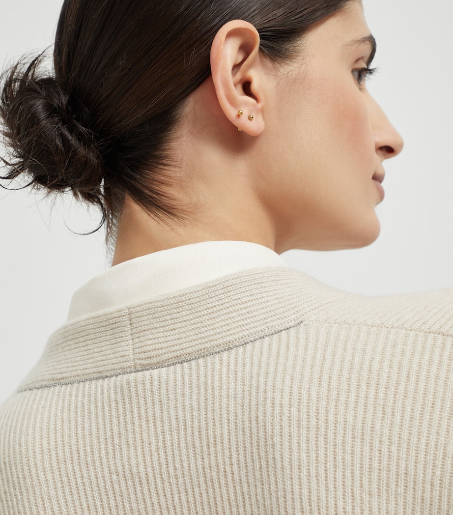 Cashmere Removable-Blouse Cardigan CN058 Image 6