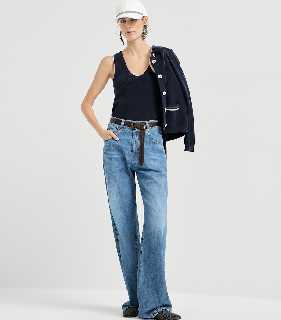 Cotton Knitted Vest CND78 Image 2