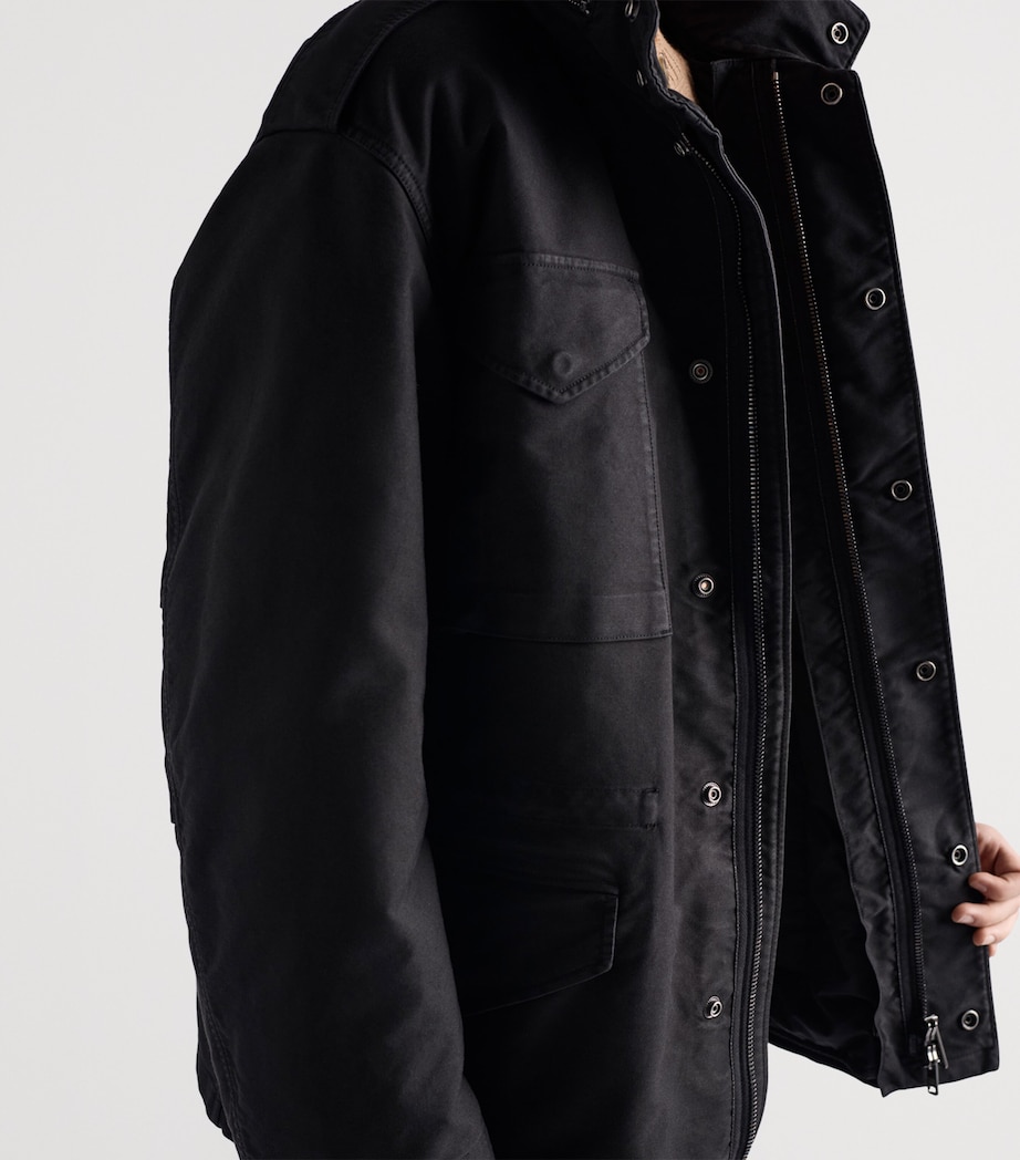 Midweight Cotton-Down Field Jacket F0002 Image 4