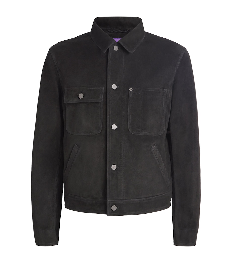 Suede Ryder Jacket POLO BLACK Image 1