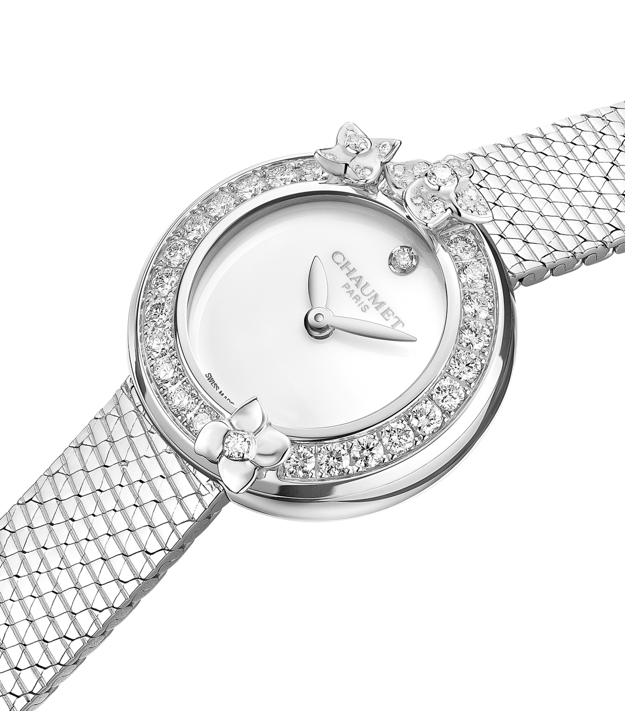 Stainless Steel and Diamond Hortensia Watch 22.4mm STAINLESS STEEL Image 3