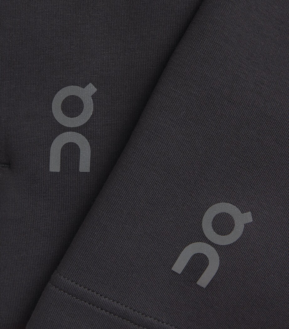 On Mens Focus Tech Shorts Black Image 6
