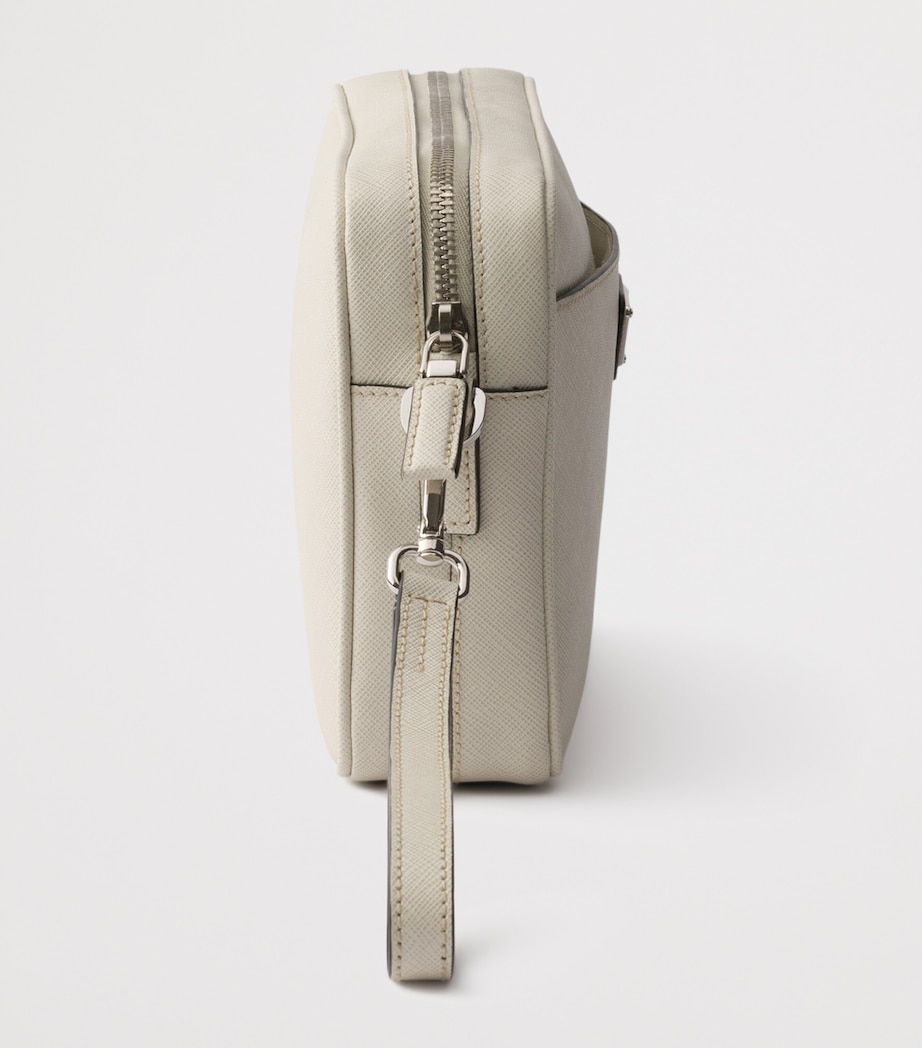 Prada Leather Cross-Body Bag Neutral Image 6