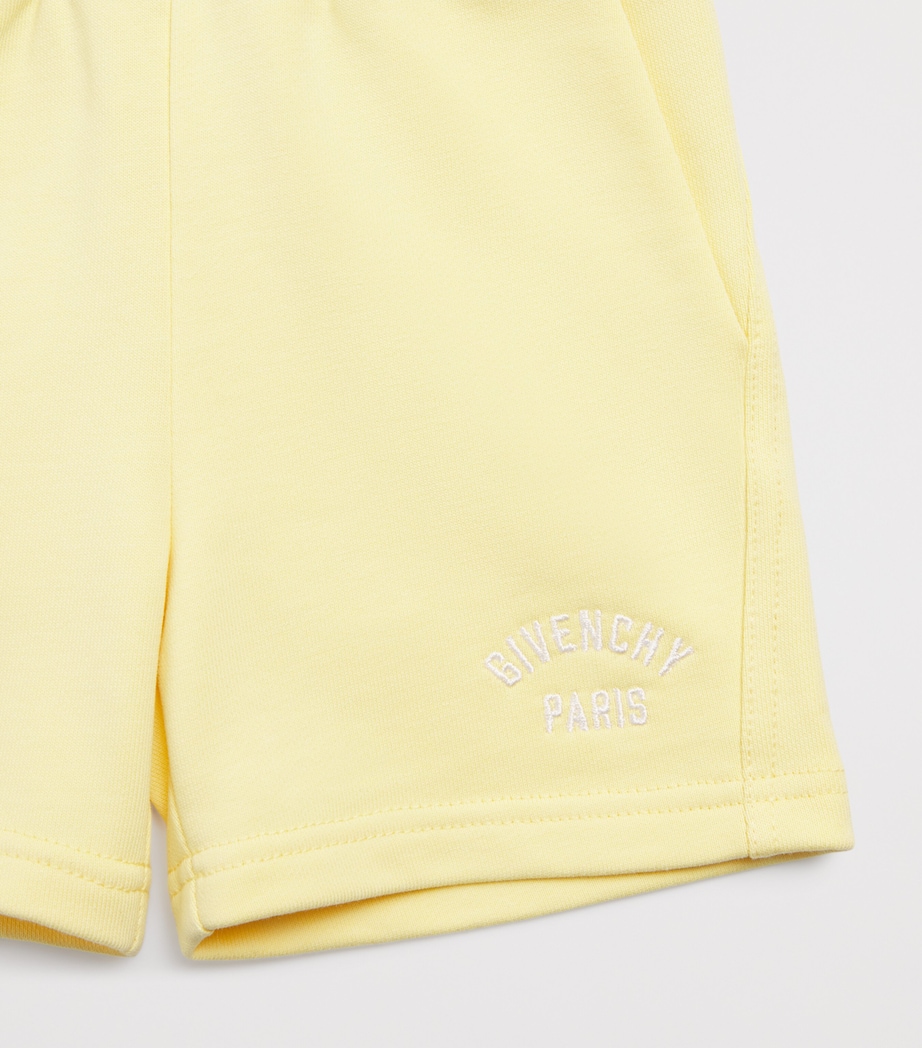 Givenchy Kids Cotton Logo Sweat Shorts (9 Months) Image 3