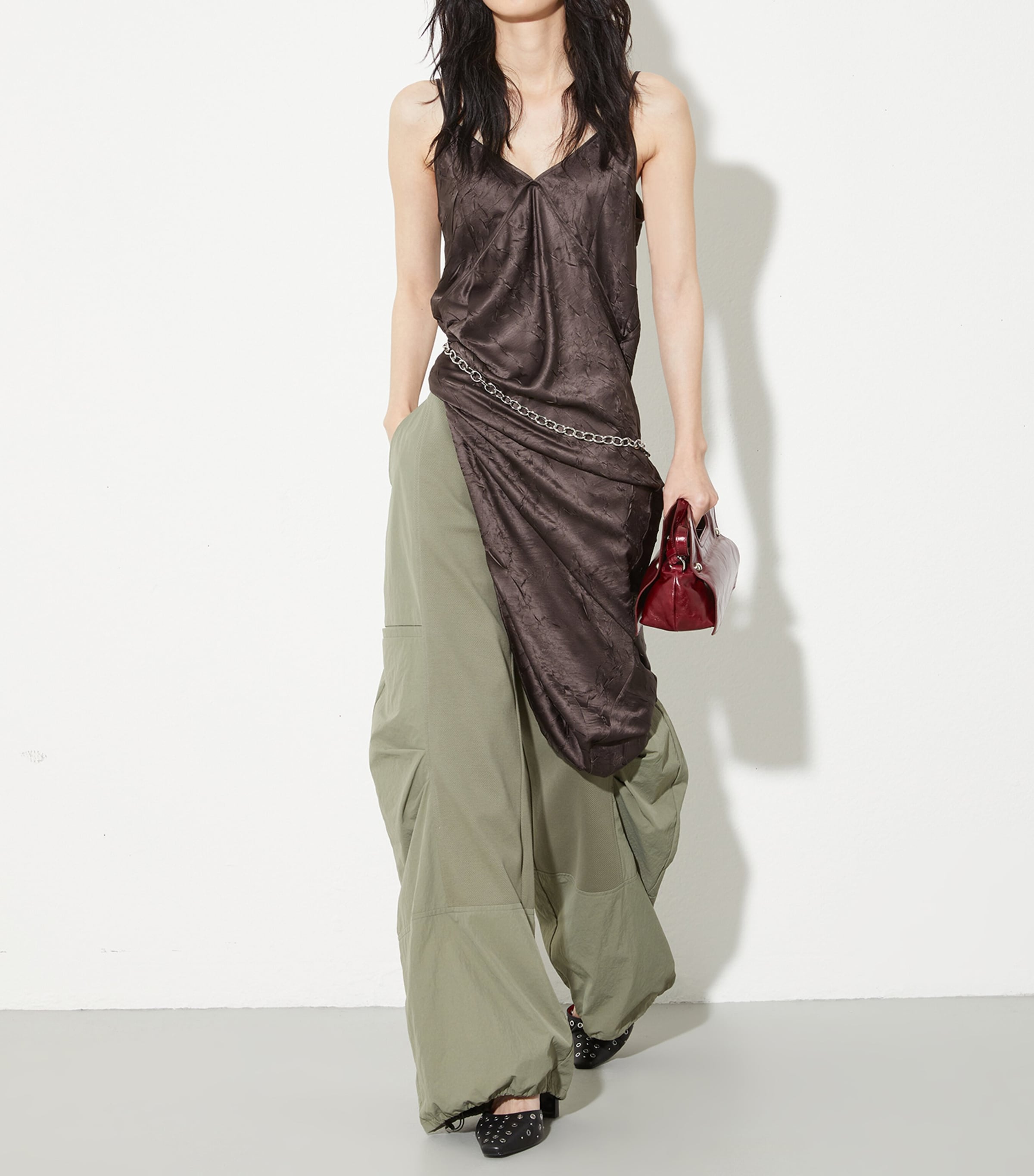 Jersey Popper Sweatpants SAGE Image 2