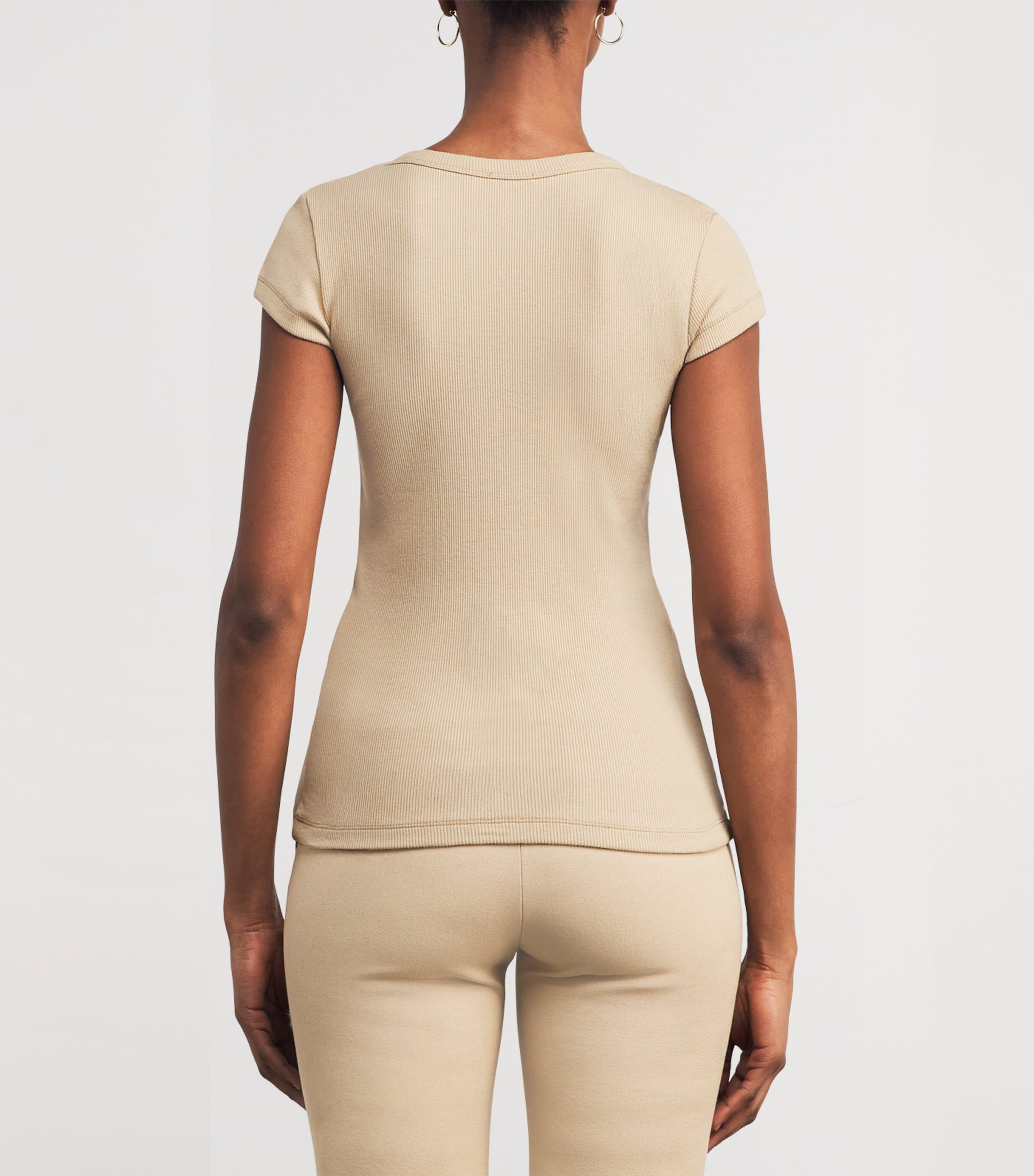 Cotton-Blend Saba T-Shirt POWDER Image 4