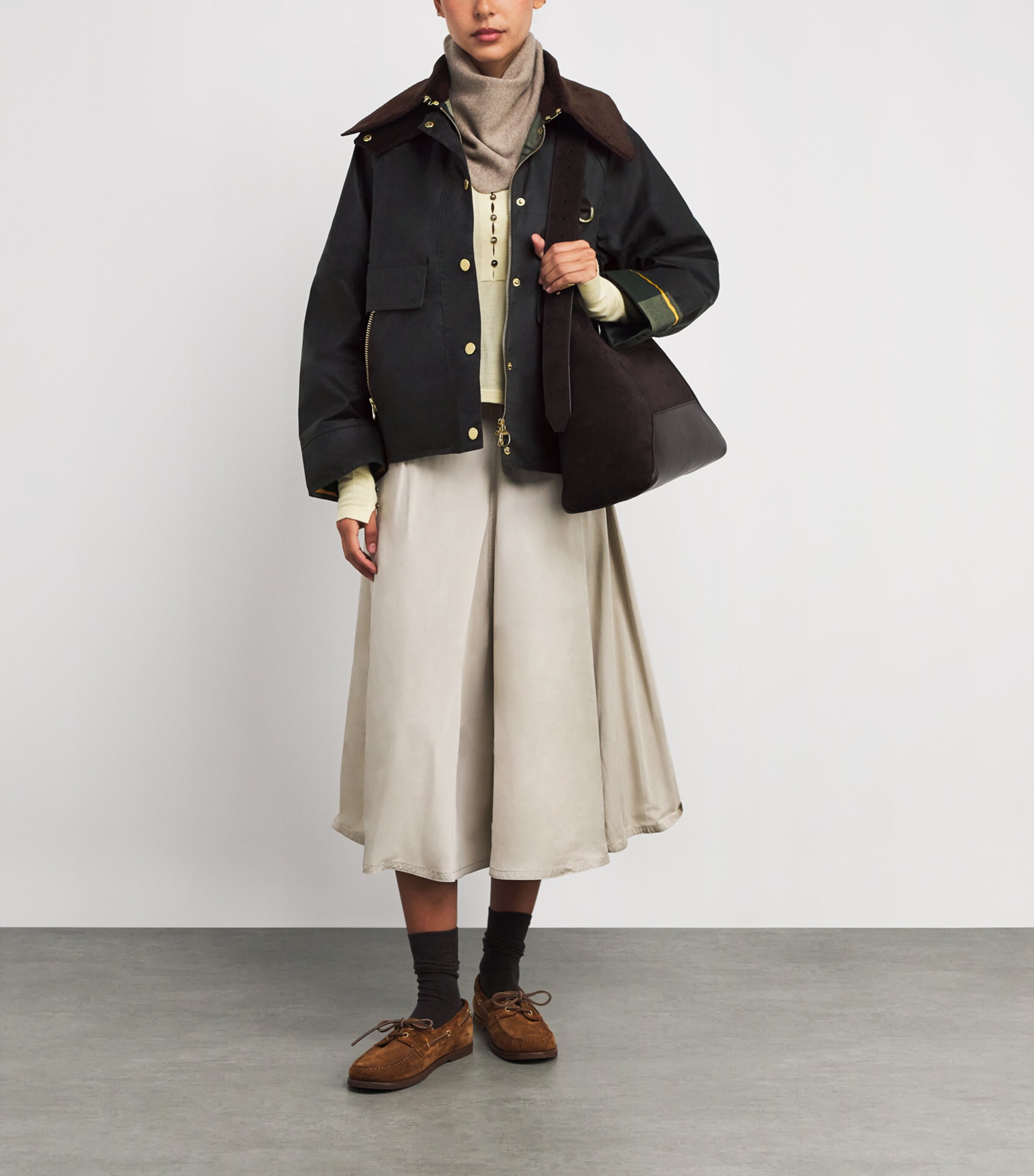 Barbour Green Waxed Cotton Catton Jacket | Harrods US