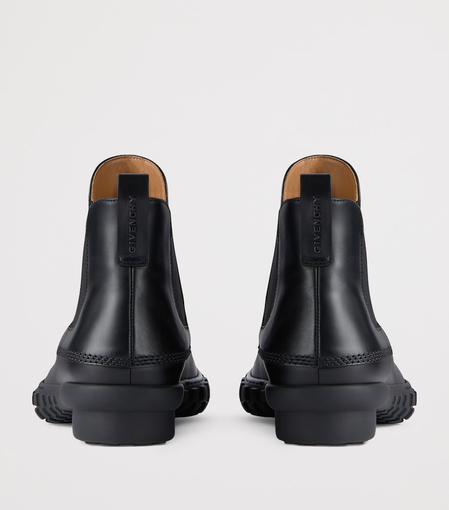Leather Echo Chelsea Boots BLACK Image 5