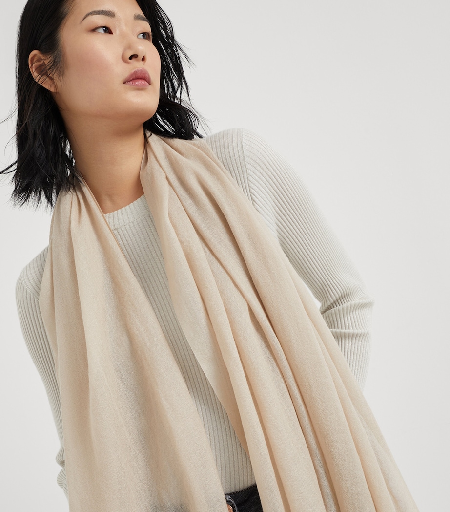 Cashmere-Silk Scarf C9504 Image 4