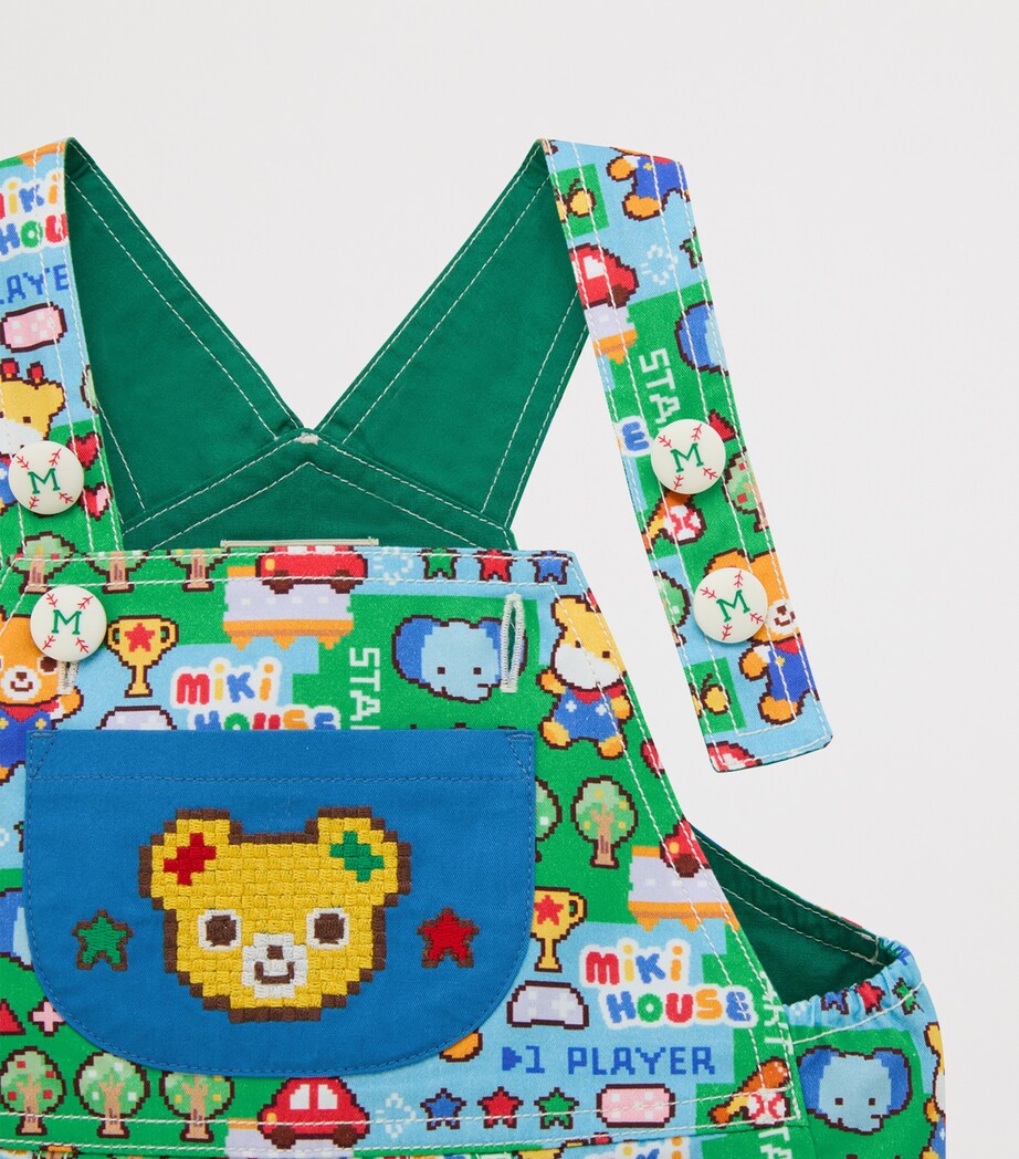 Miki House Pucchi the Bear Dungarees (6-12 Months) Image 7