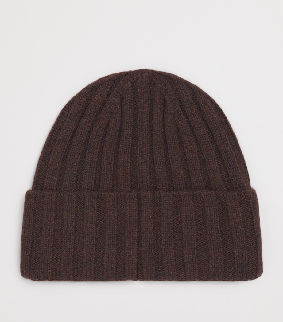 Vivienne Westwood Cashmere Classic Beanie Brown Image 2