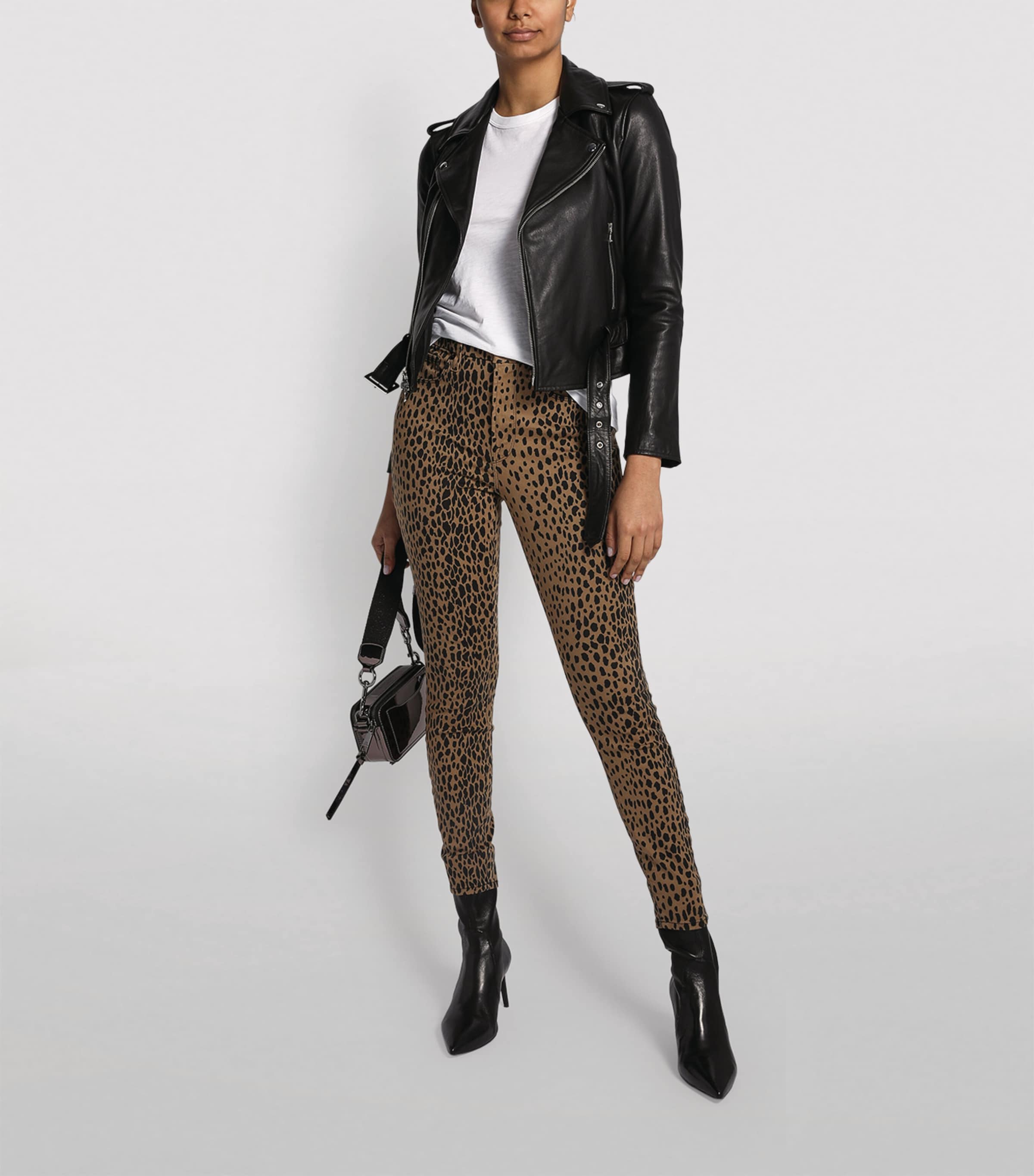 Womens Bright White Round Neck Cotton-jersey T-shirt BRIGHT WHITE W Image 2