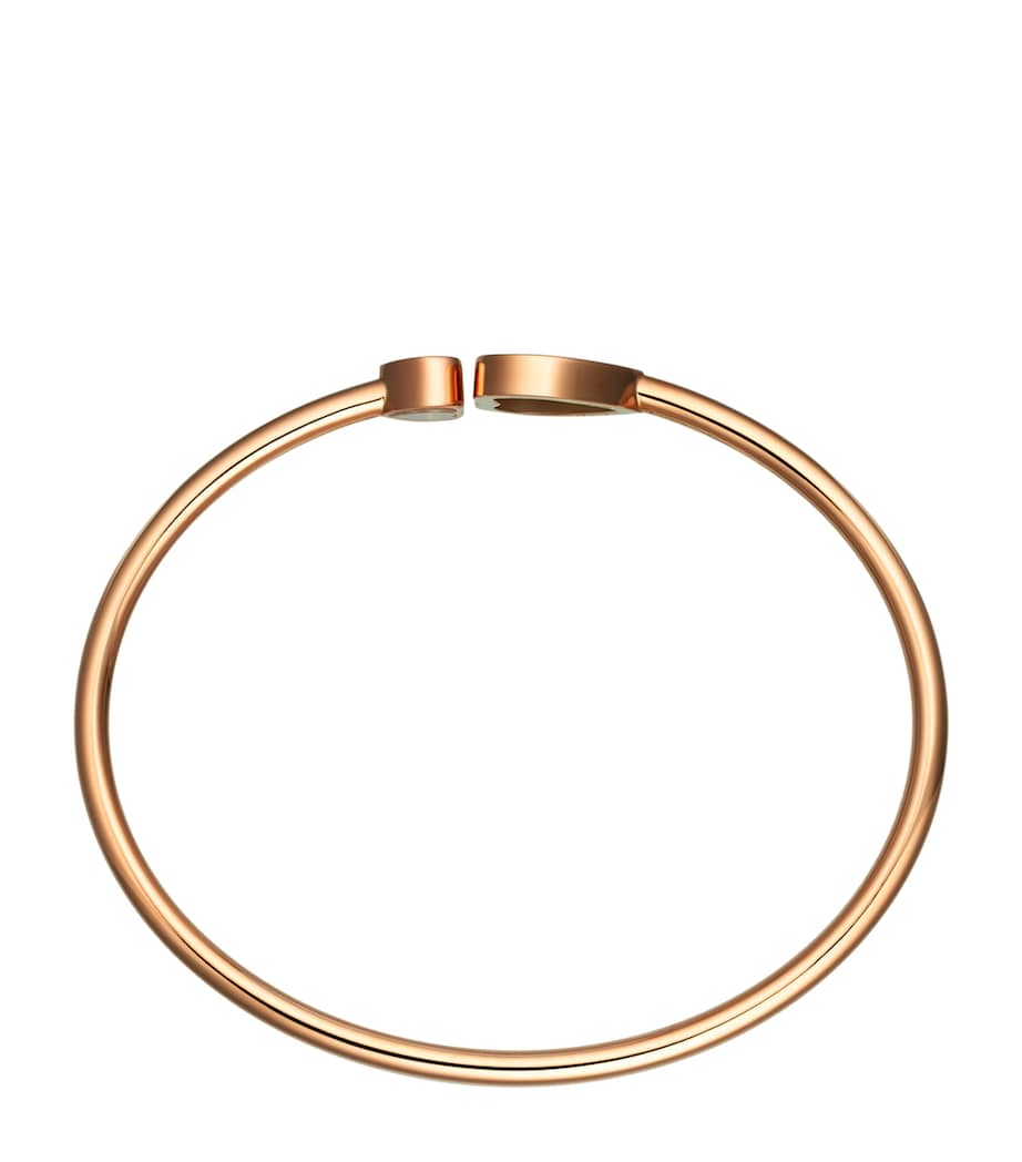 Rose Gold and Diamond Happy Hearts Bangle 18K ROSE GOLD Image 3