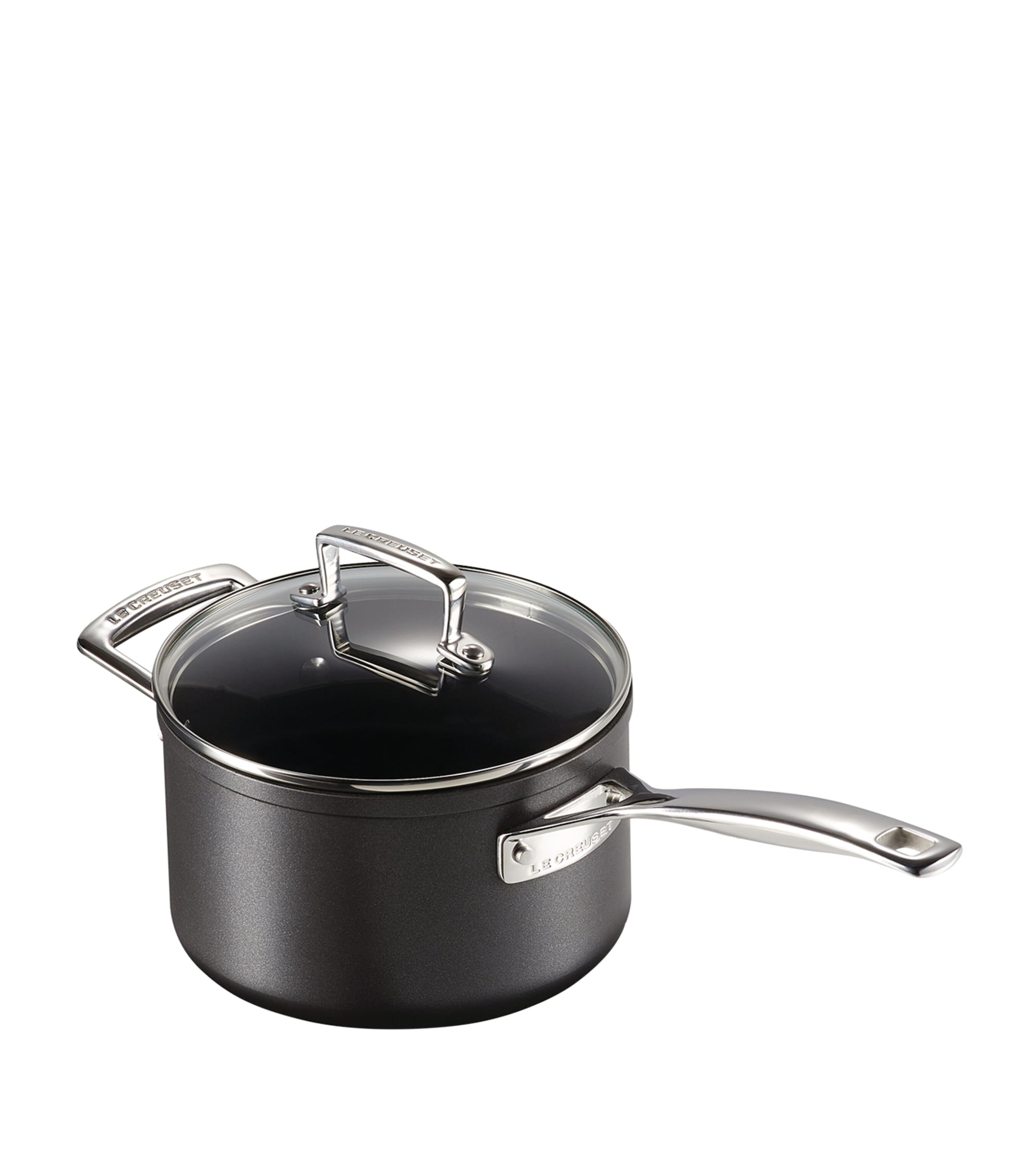 Le Creuset Toughened Non-stick Saucepan In Black