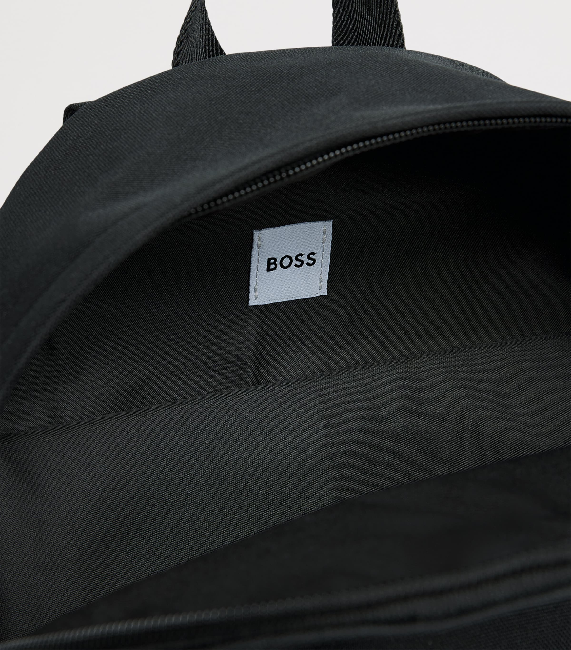 BOSS Kidswear Logo Backpack Black Image 3