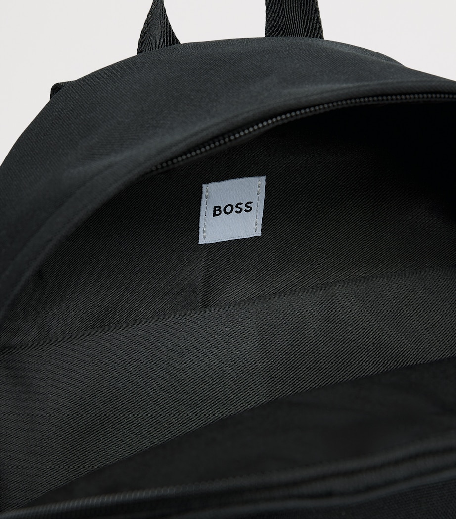 BOSS Kidswear Logo Backpack Black Image 3